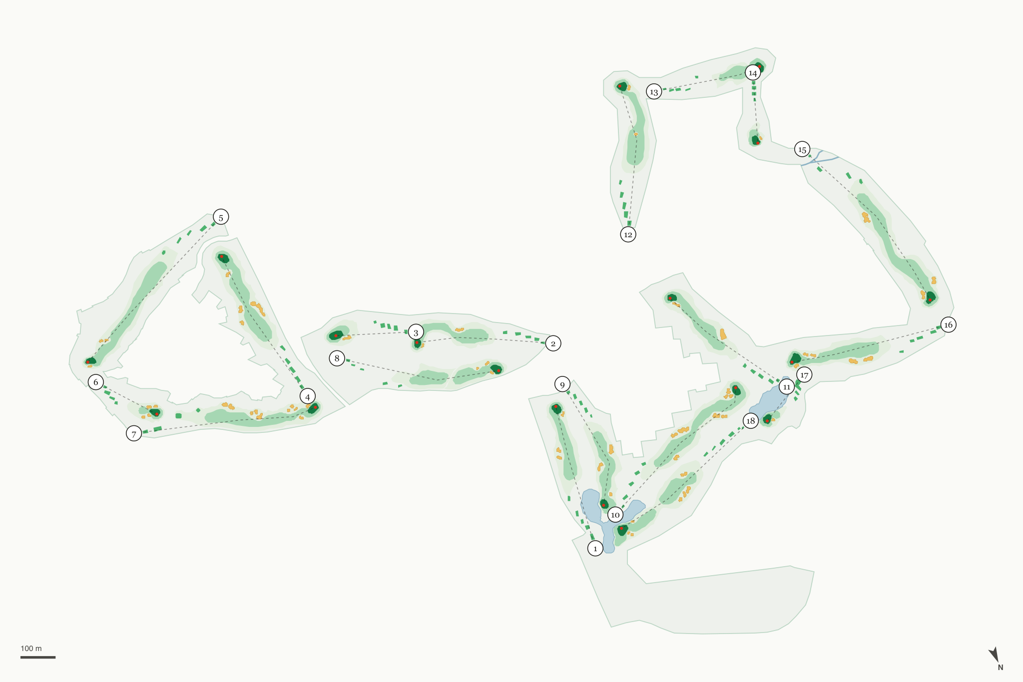 Map of Founder's Course at Verrado