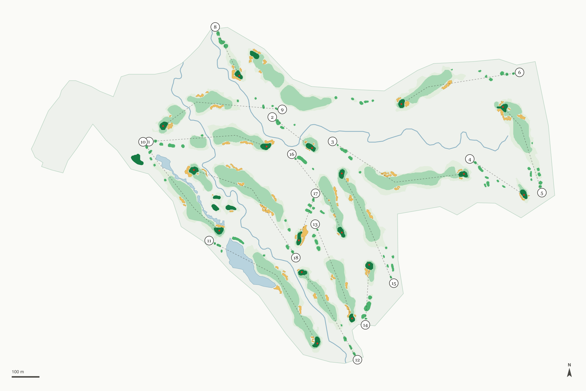 Map of Shady Canyon Golf Club