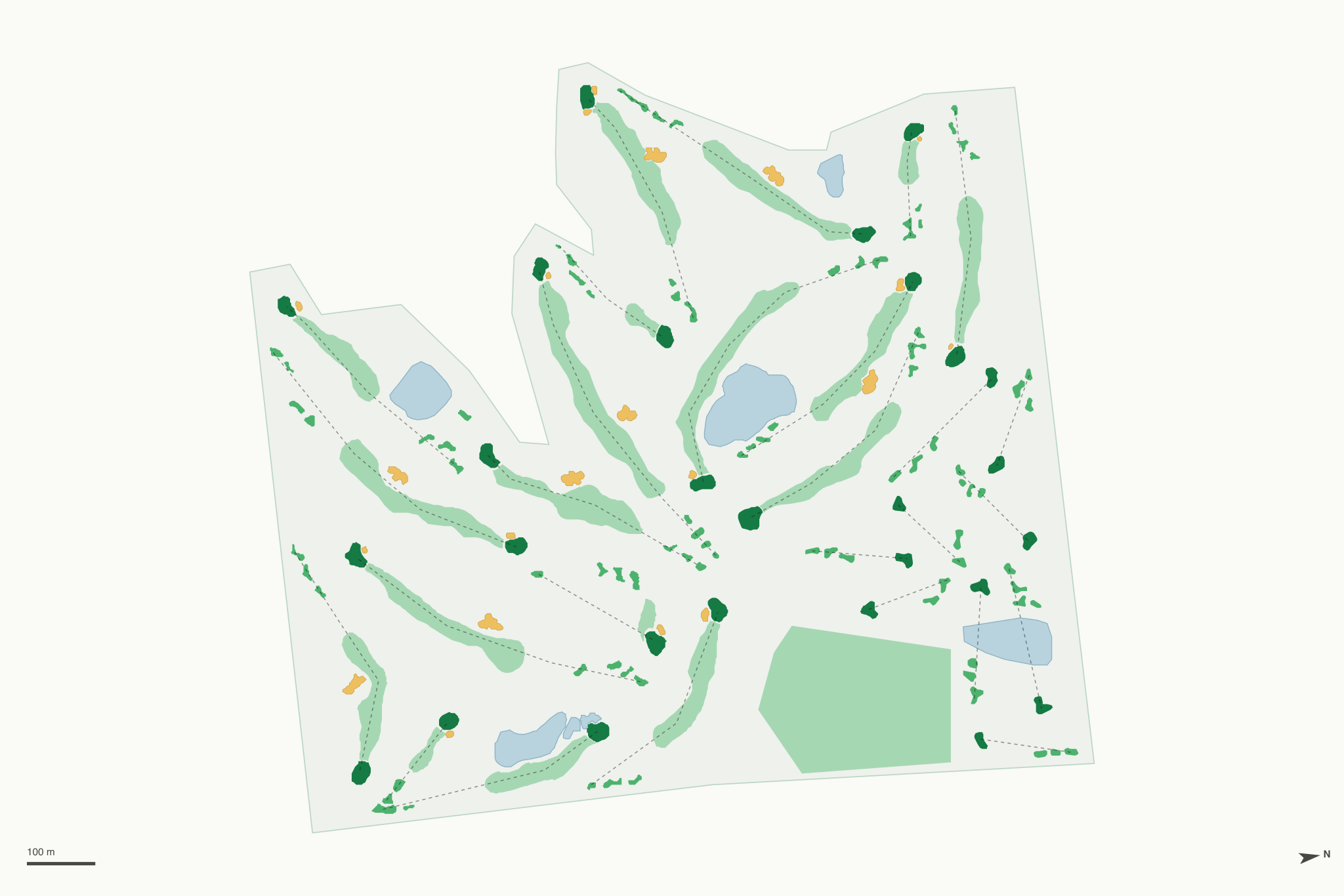 Map of Fred Arbanas Golf Course