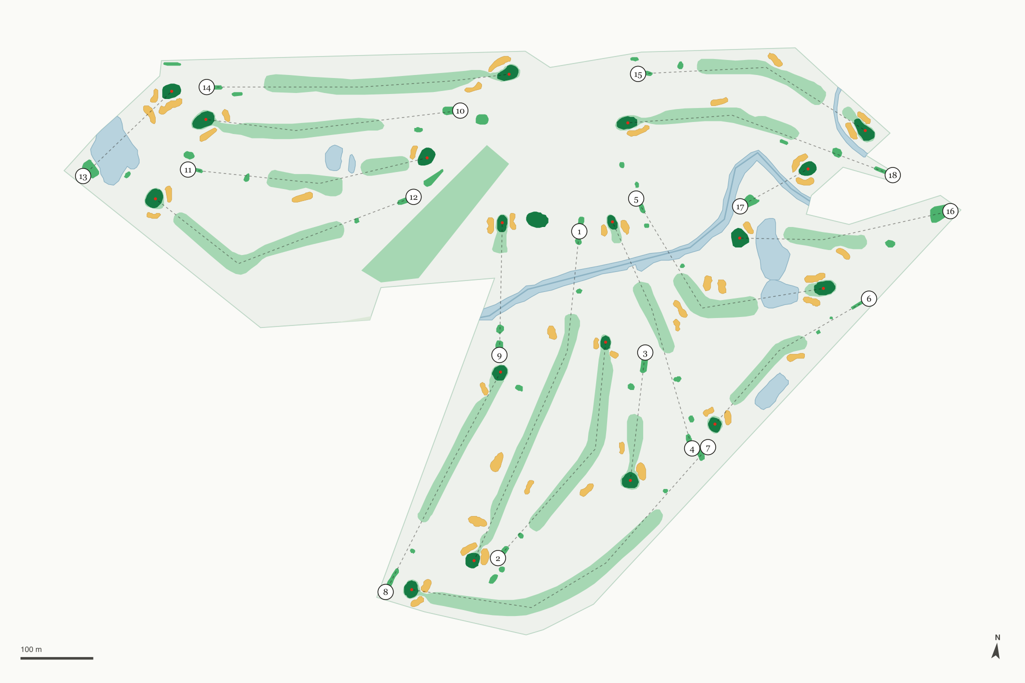 Map of The Country Club at Otterkill