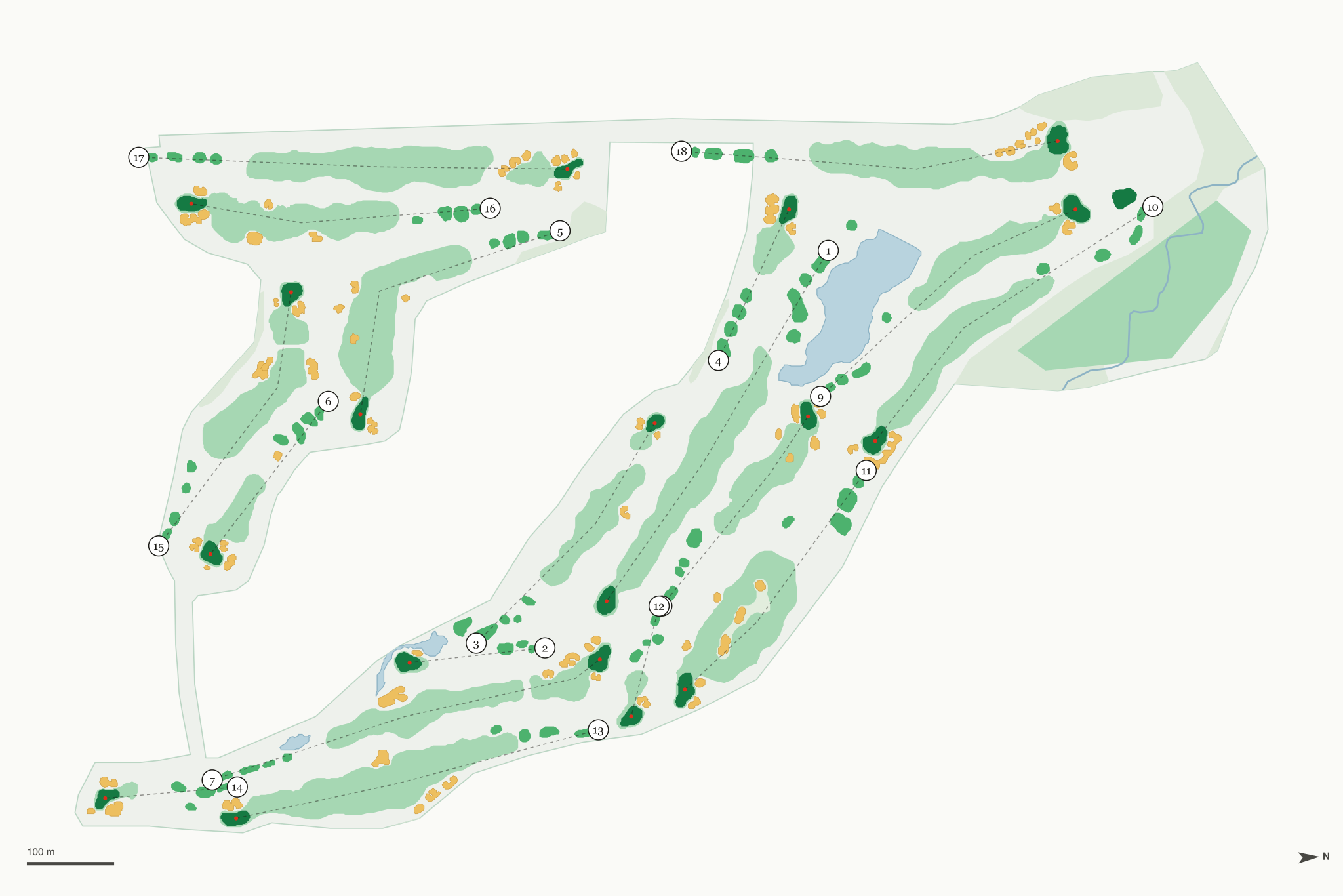 Map of Little Mountain Country Club