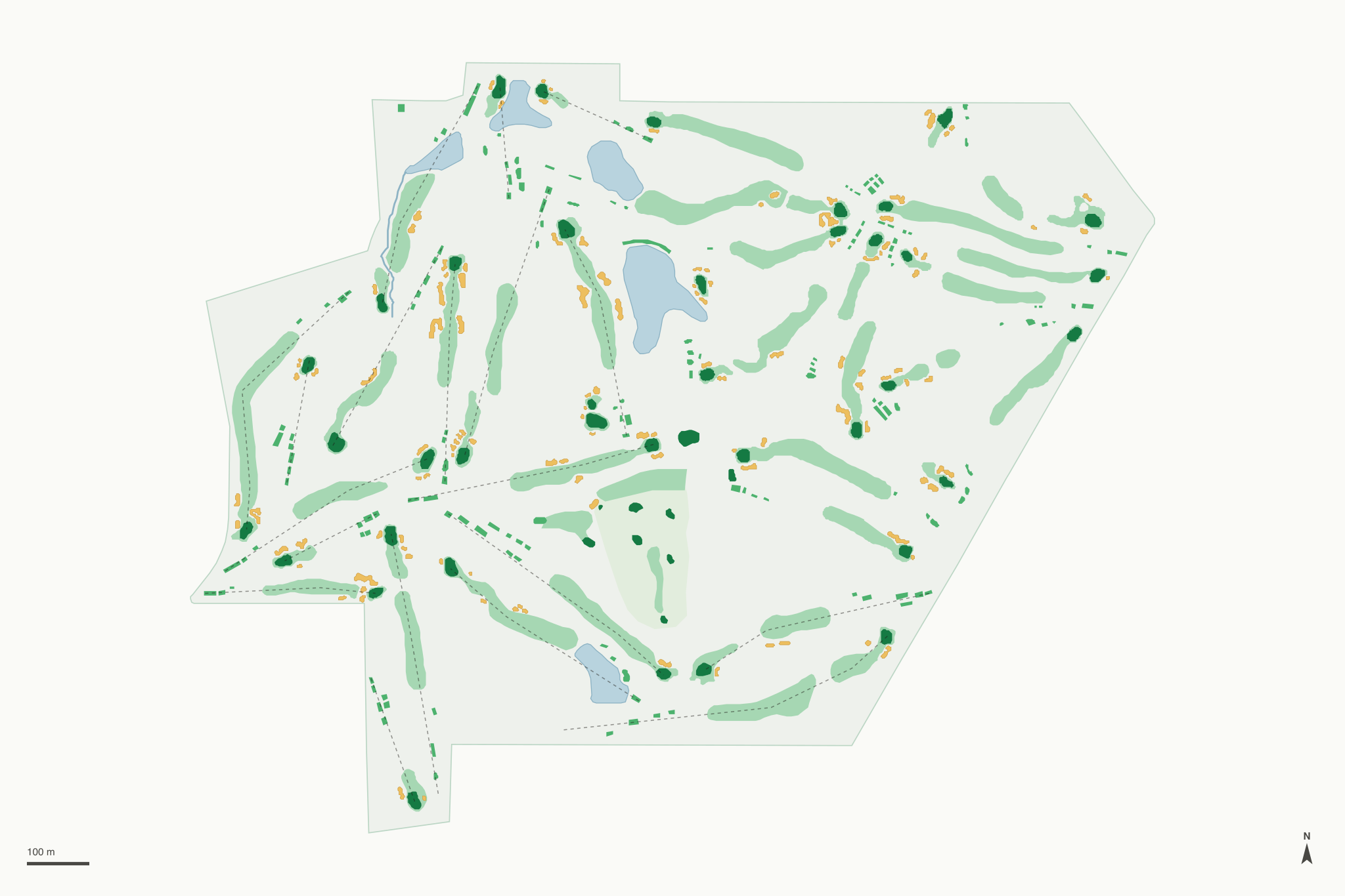 Map of Norwood Hills Country Club
