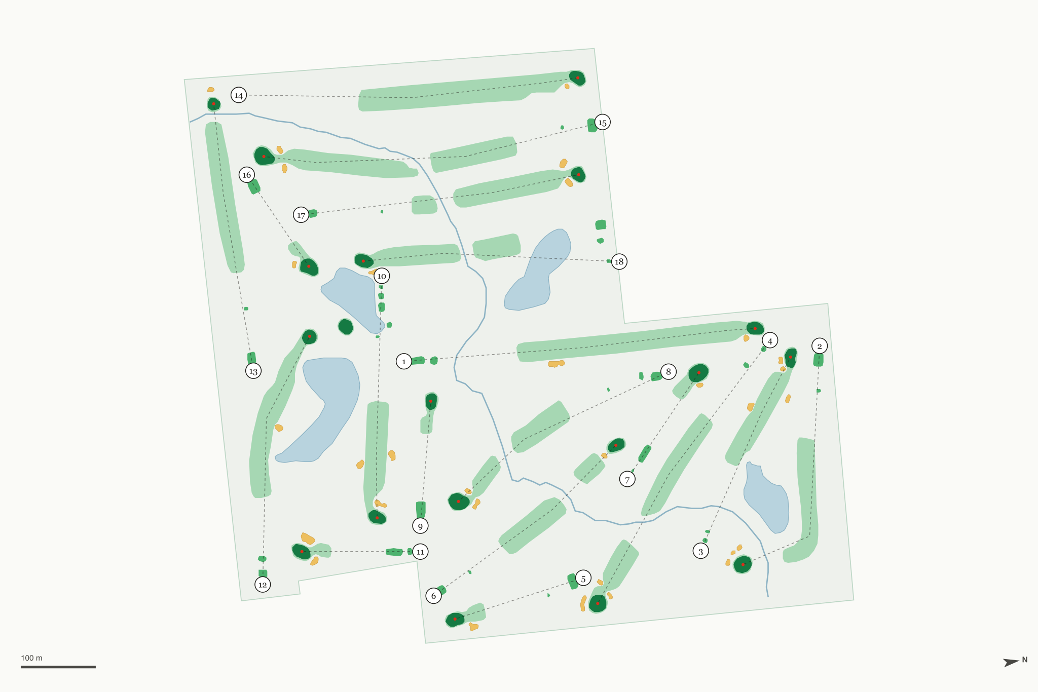 Map of Willow Run Golf Course
