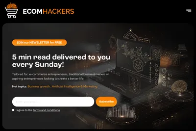 Screenshot of the Vali Vetan homepage