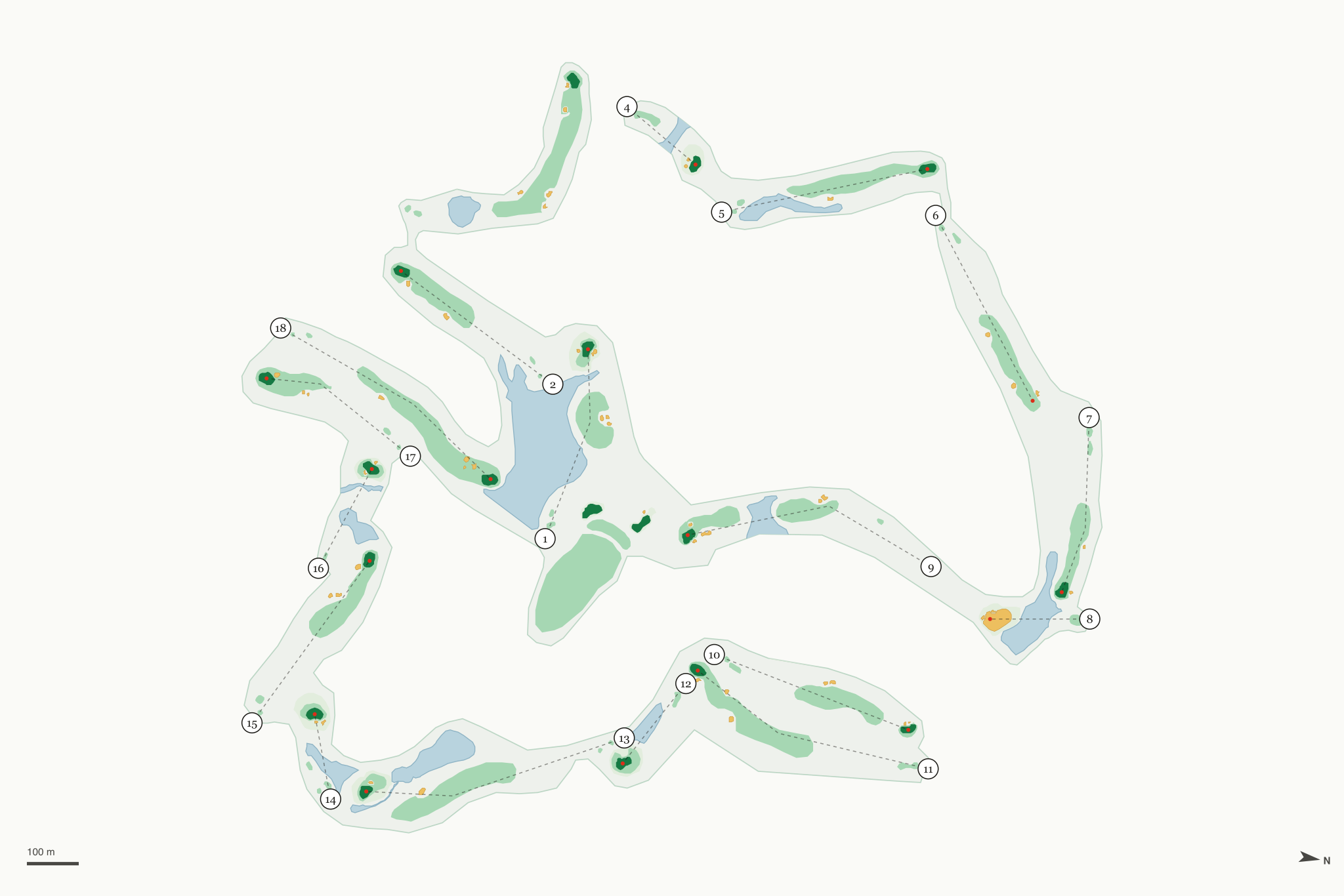 Map of Bartram Trail Golf Club