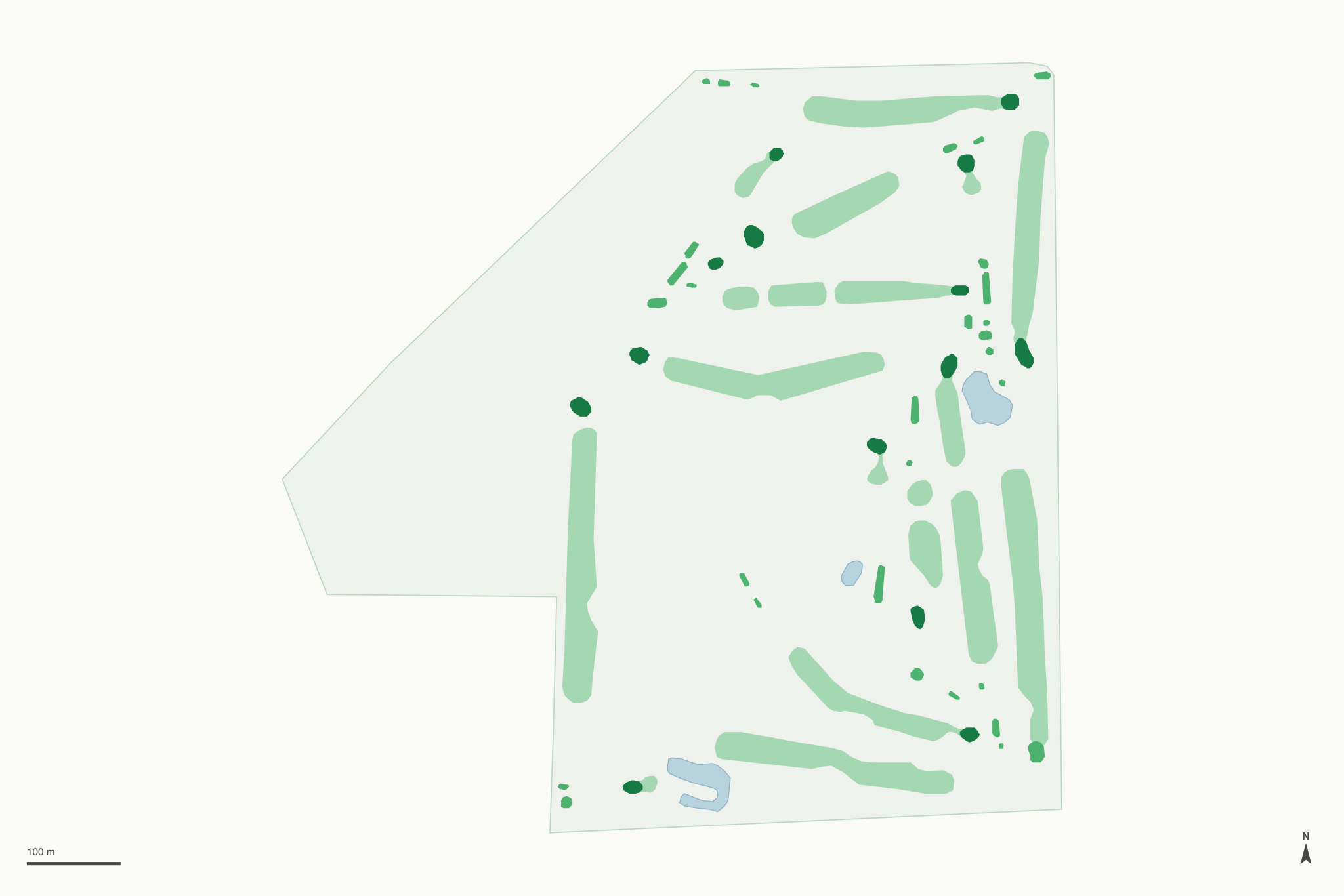 Map of Emerald Hill Golf Course