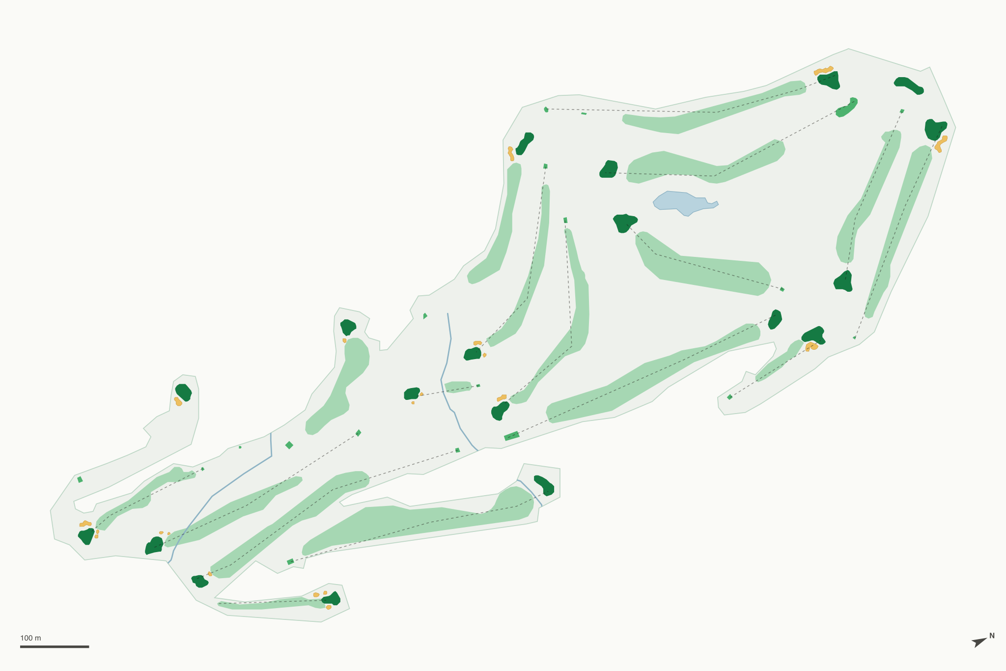 Map of Mt. Ogden Golf Course