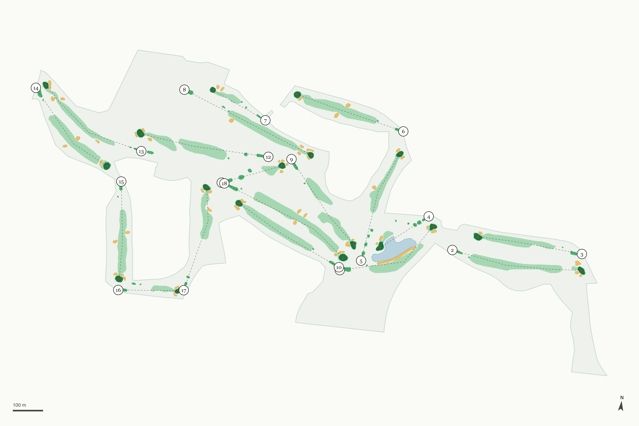 Map of Canyon Crest Country Club