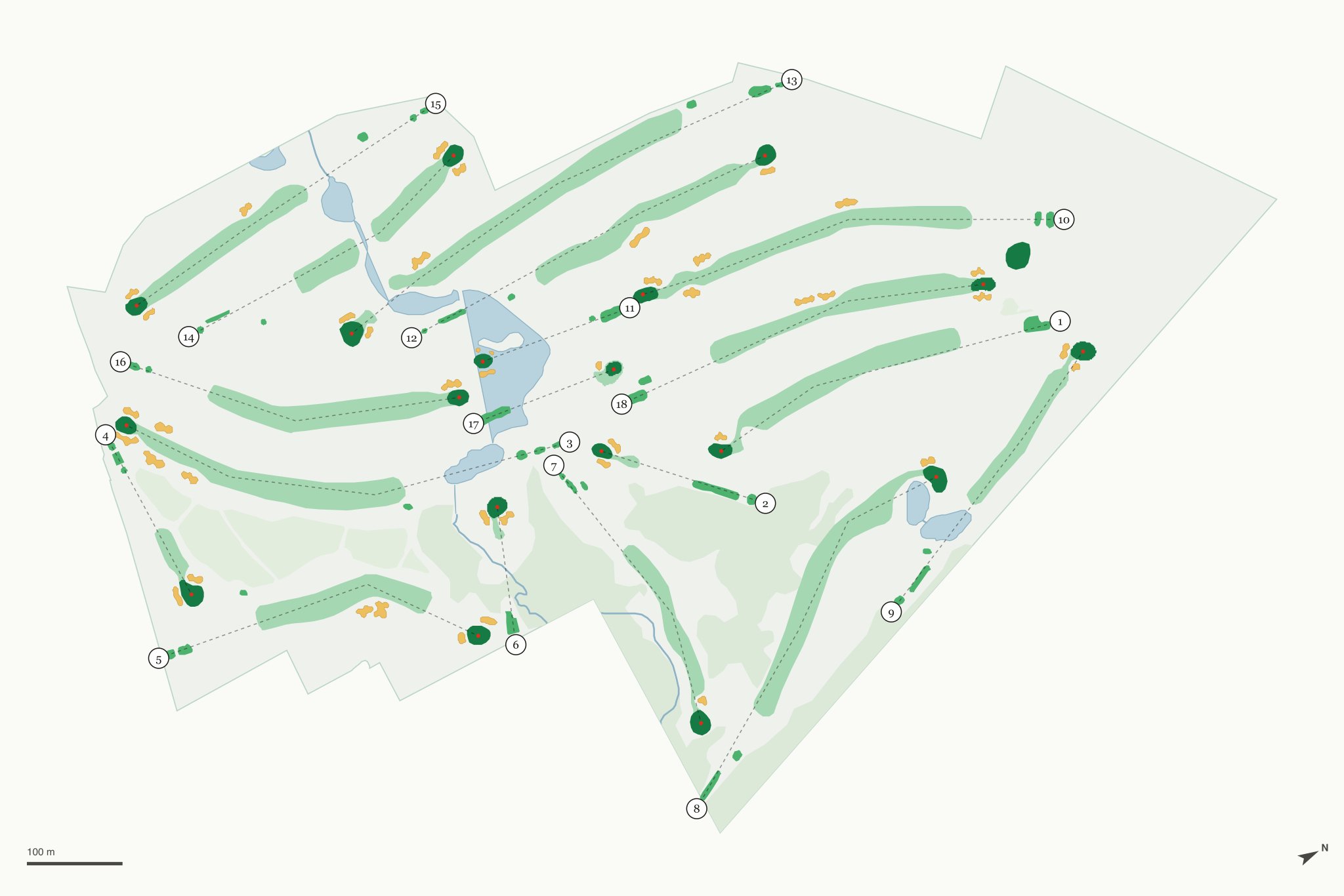Map of Meadowbrook Country Club