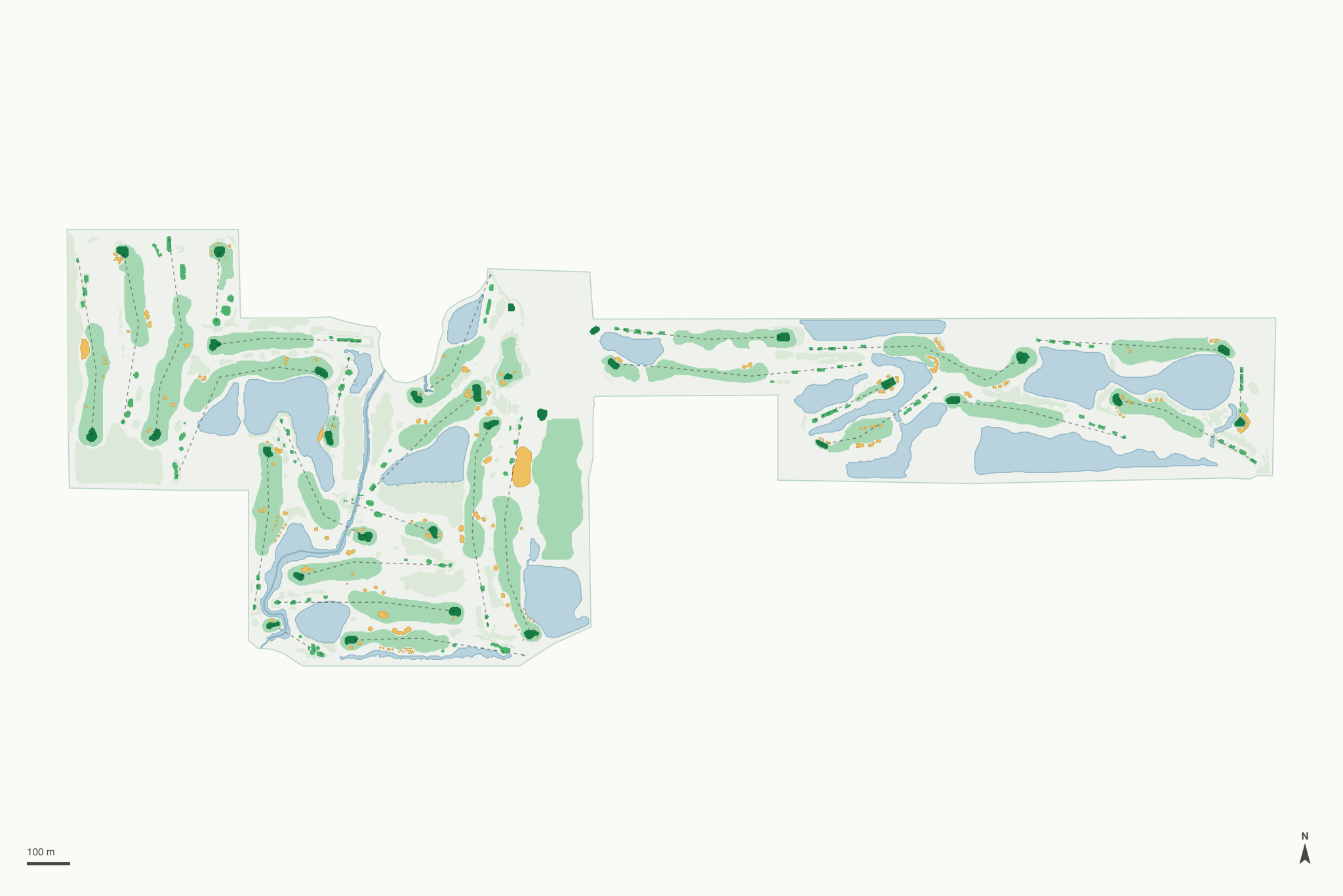 Map of Royal St. Cloud Golf Links