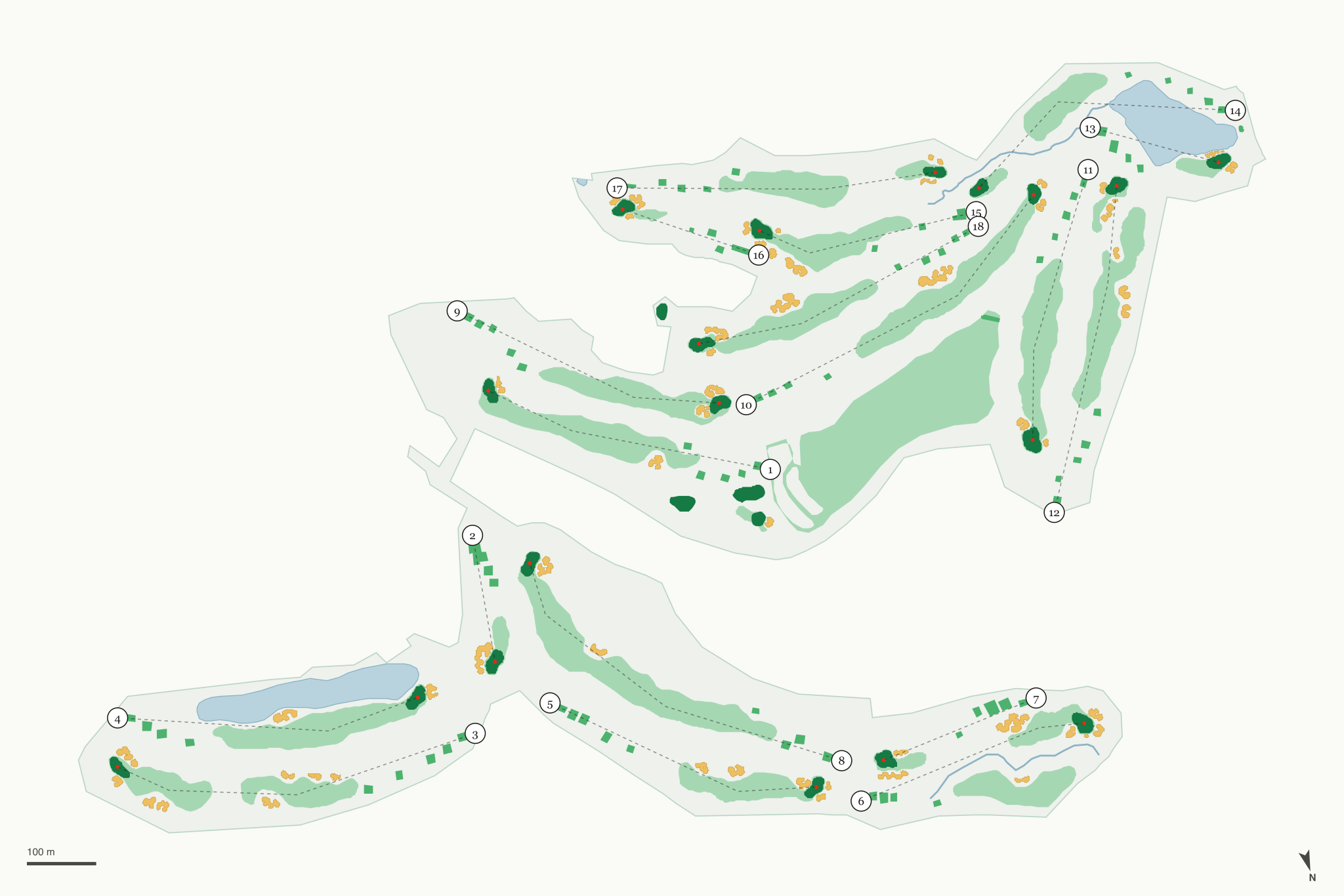 Map of The Club at Flying Horse