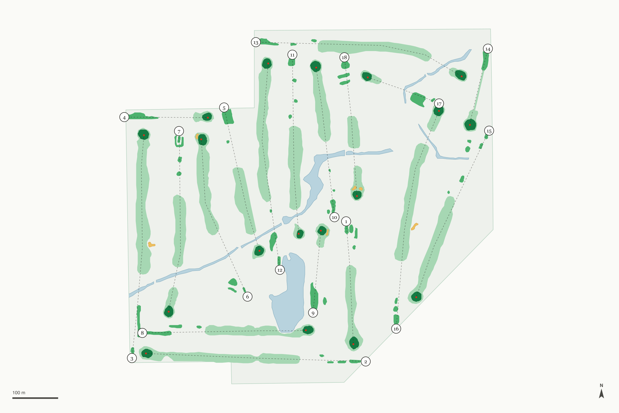 Map of Bluffton Golf Club