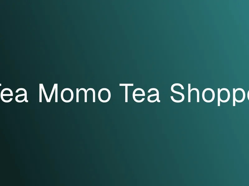 Tea Momo Tea Shoppe