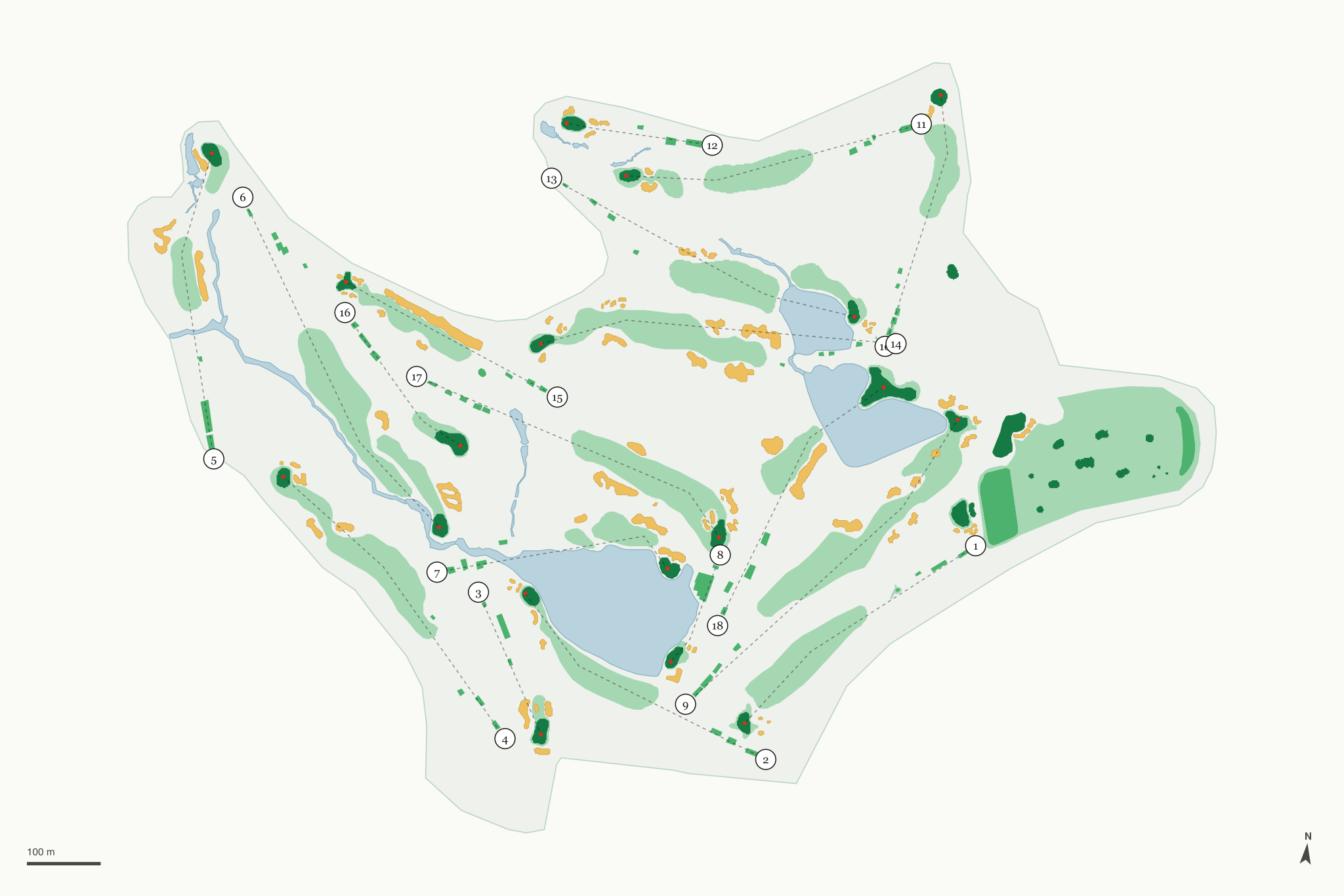 Map of Boone Valley Golf Club