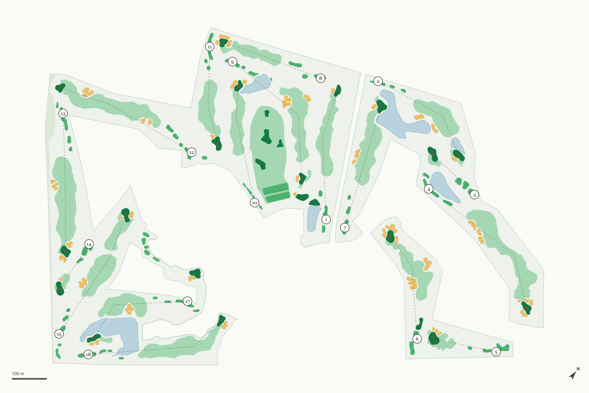 Map of Oasis Golf Club