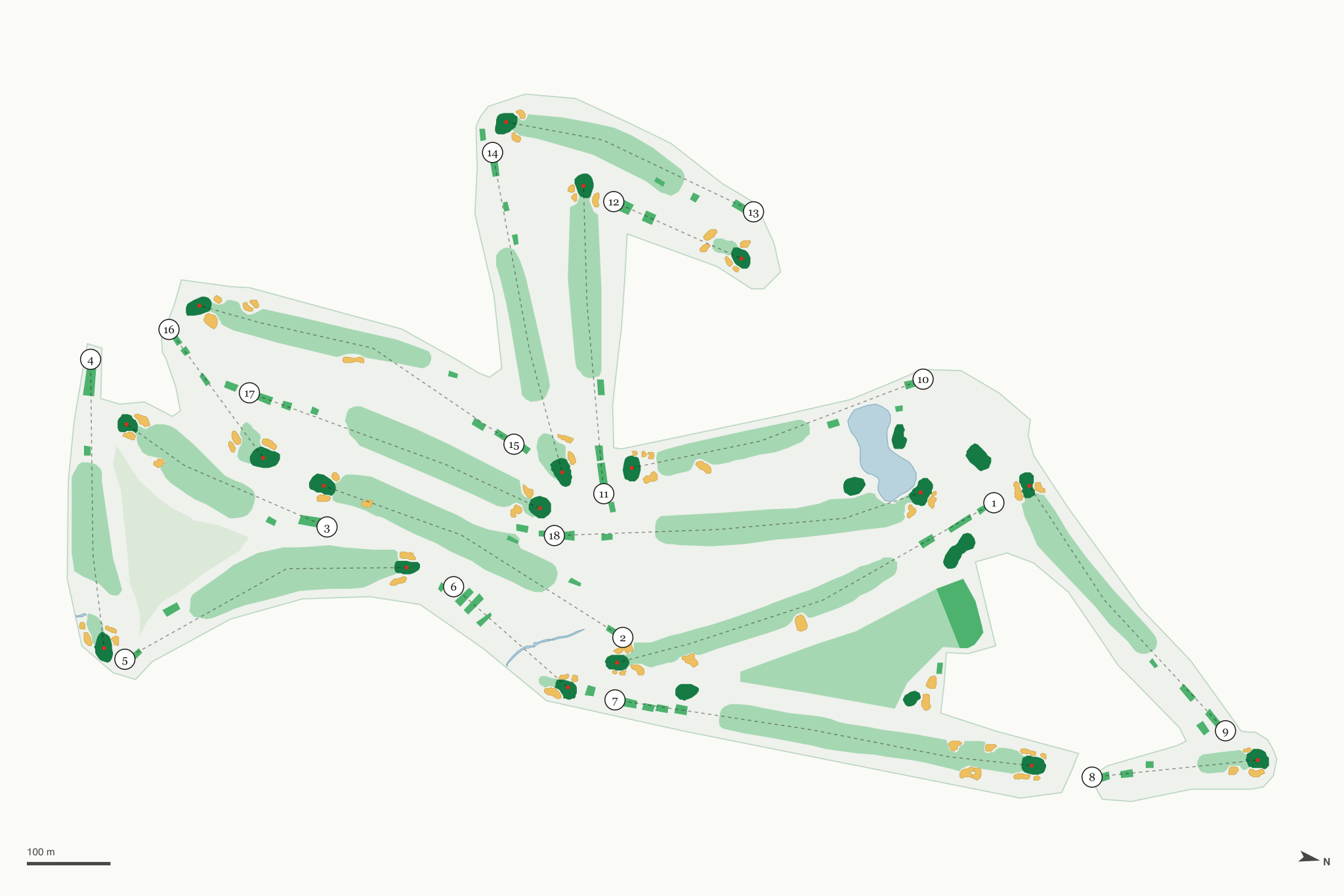 Map of Inglewood Golf Club
