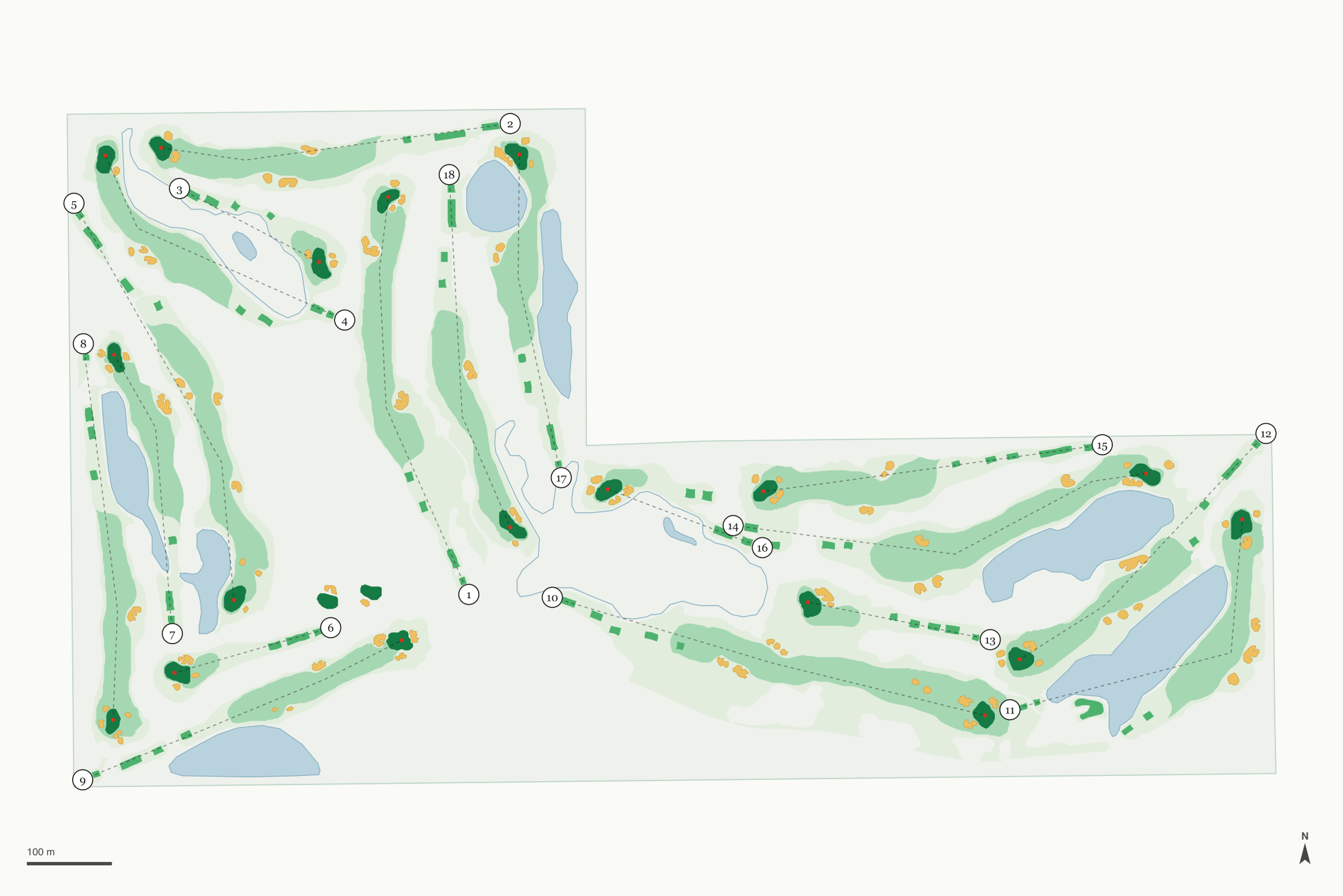 Map of Banyan Golf Club