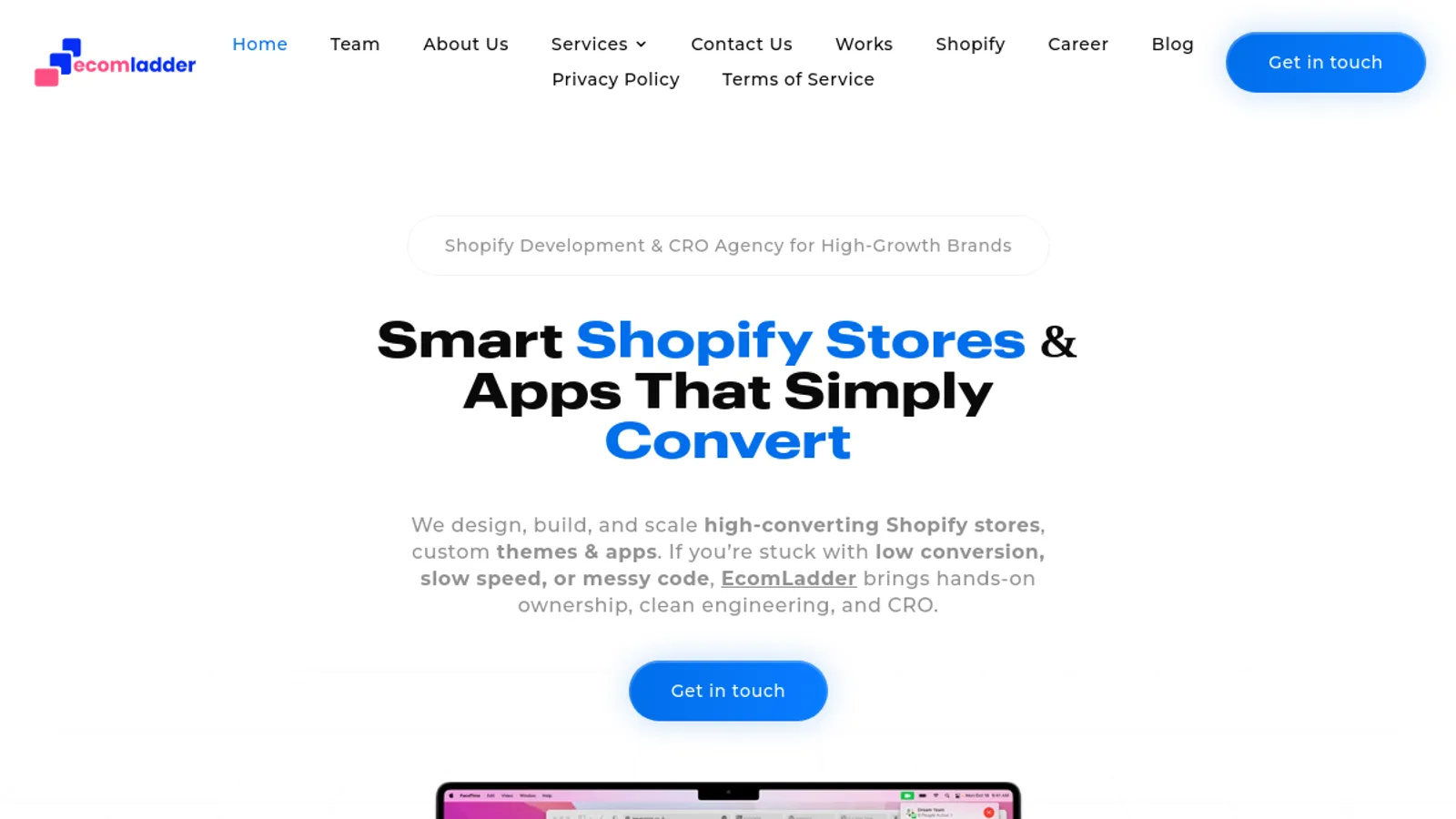 Screenshot of the Anton Developer homepage