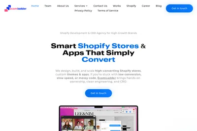 Screenshot of the Anton Developer homepage