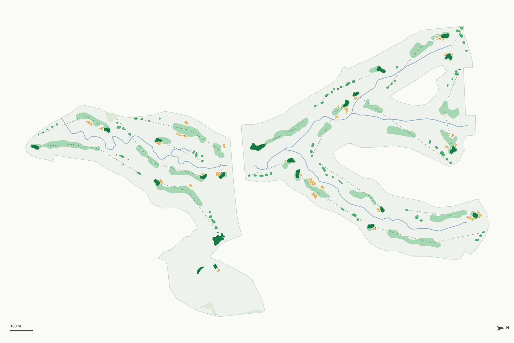 Map of The Bridges Golf Club