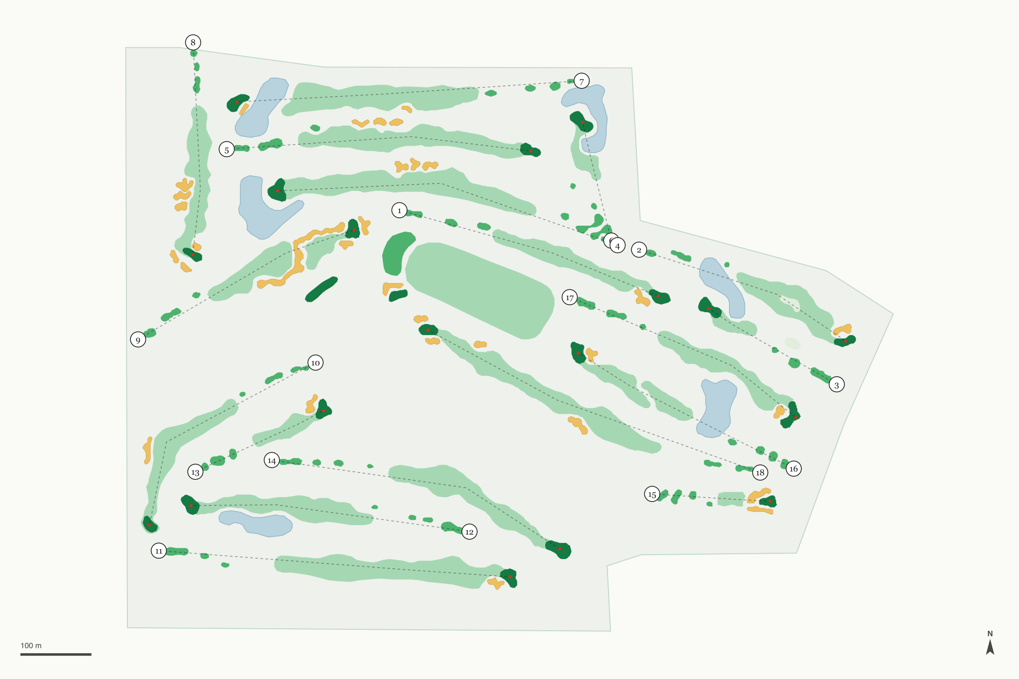 Map of The Quest Golf Course