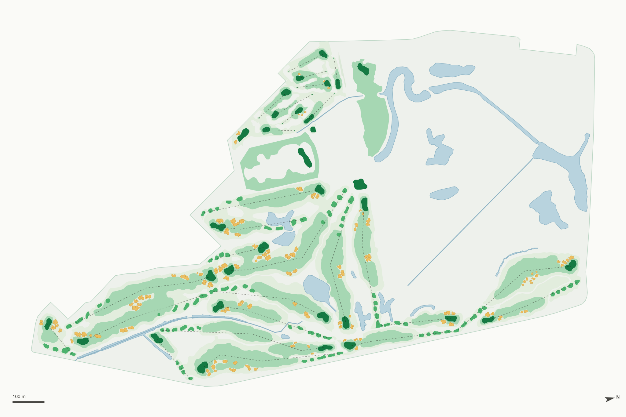 Map of Corica Park Golf Course