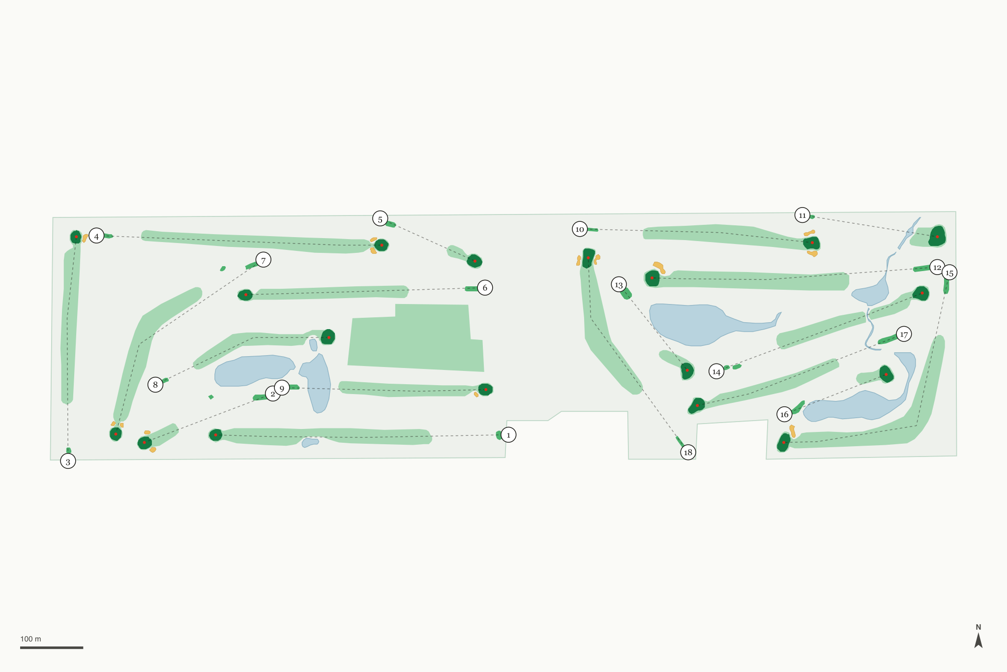 Map of Rupert Country Club