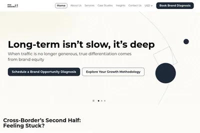 Screenshot of the Xpeak Consulting Limited homepage