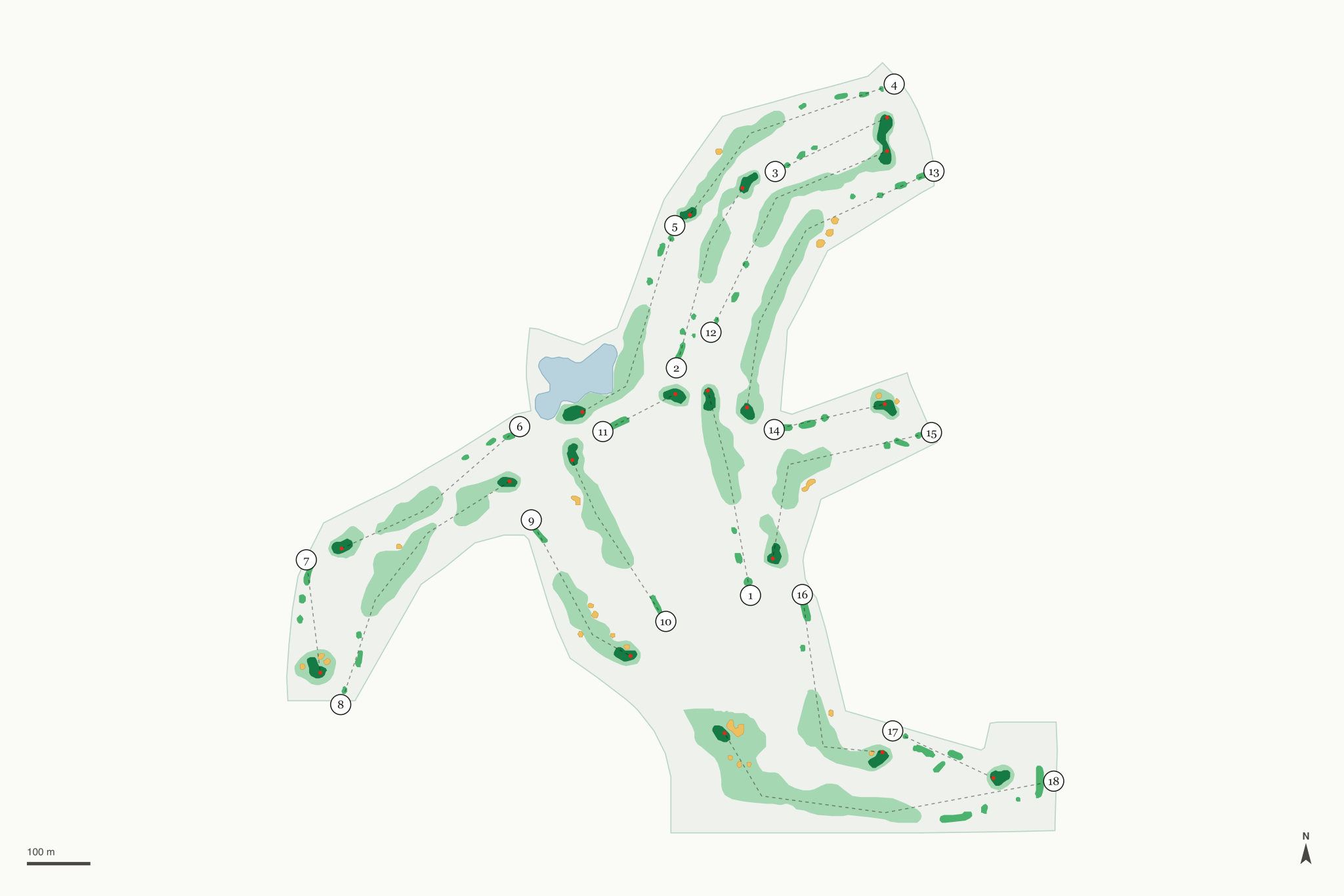 Map of Arizona Traditions Golf Club