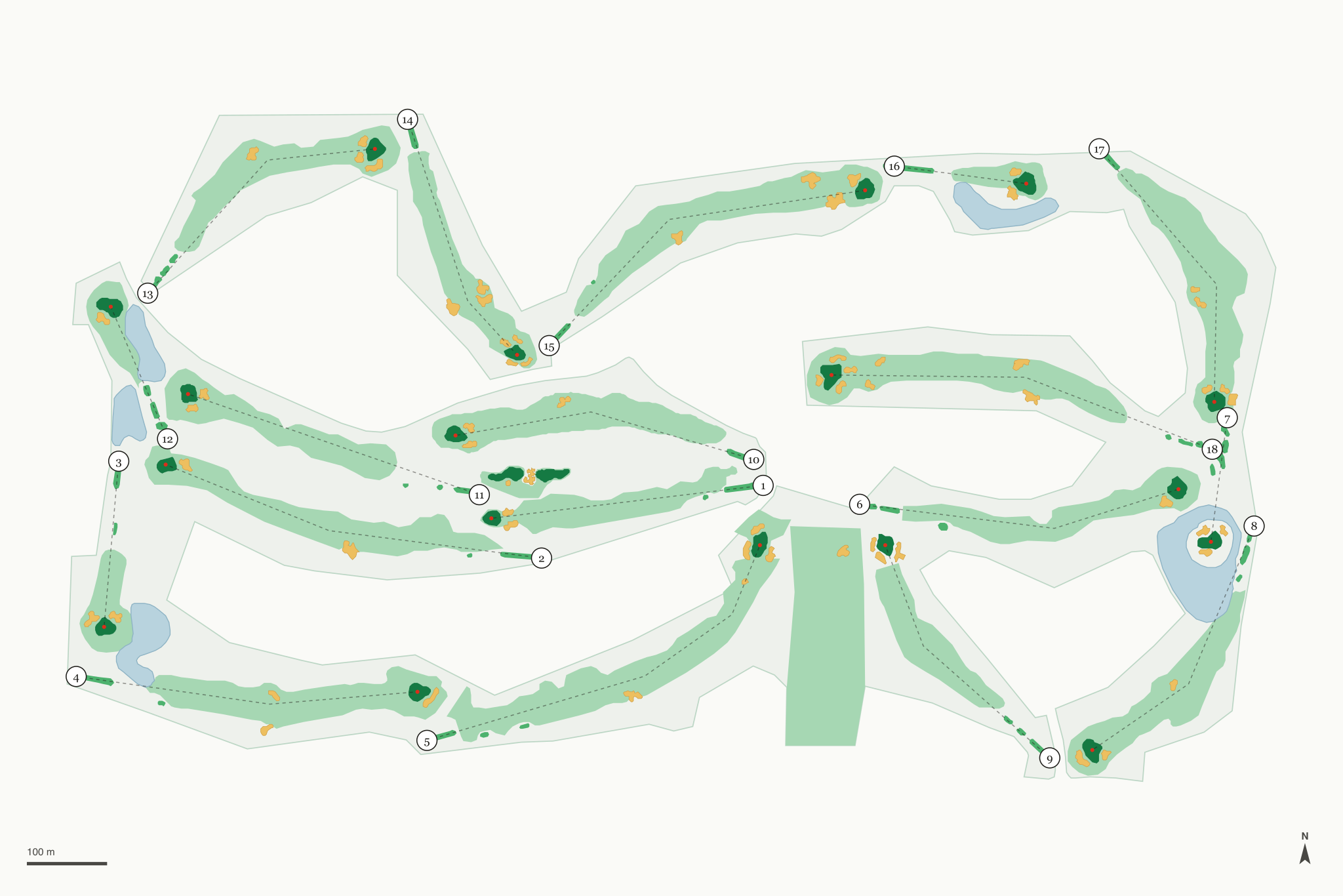 Map of El Macero Country Club