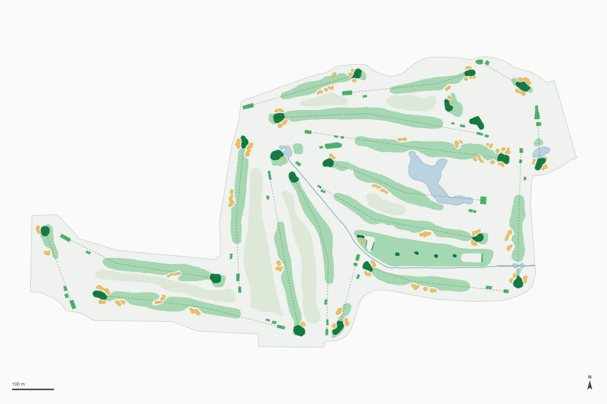 Map of Indian Hill Club