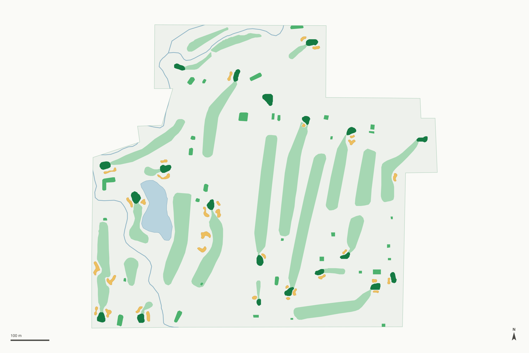 Map of Westwood Golf Course