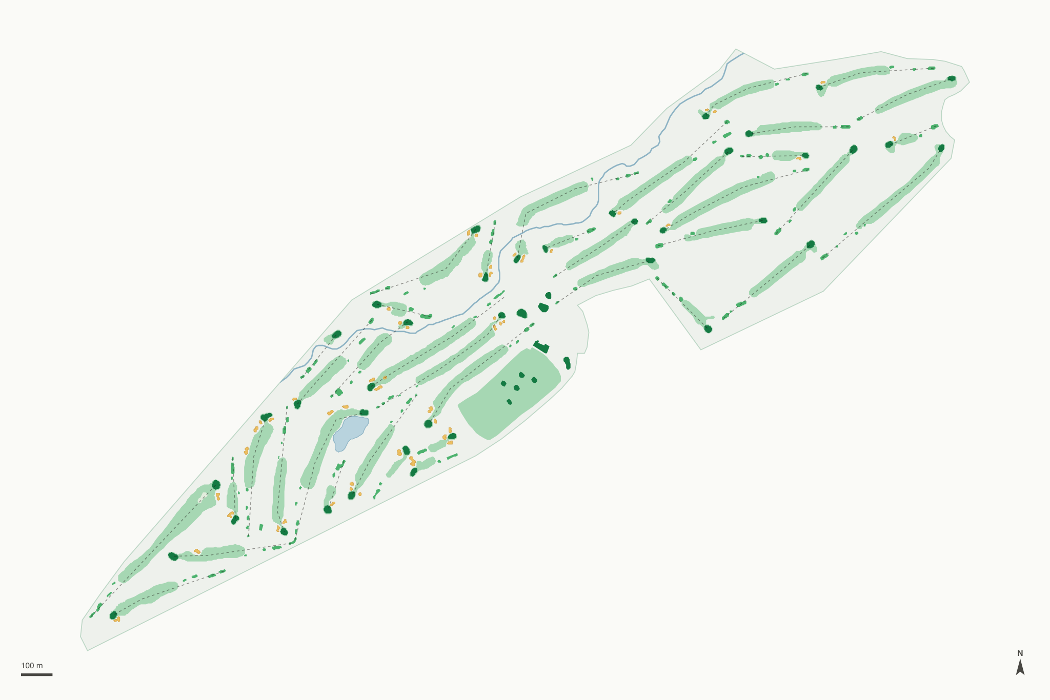 Map of Arcade Creek at Haggin Oaks