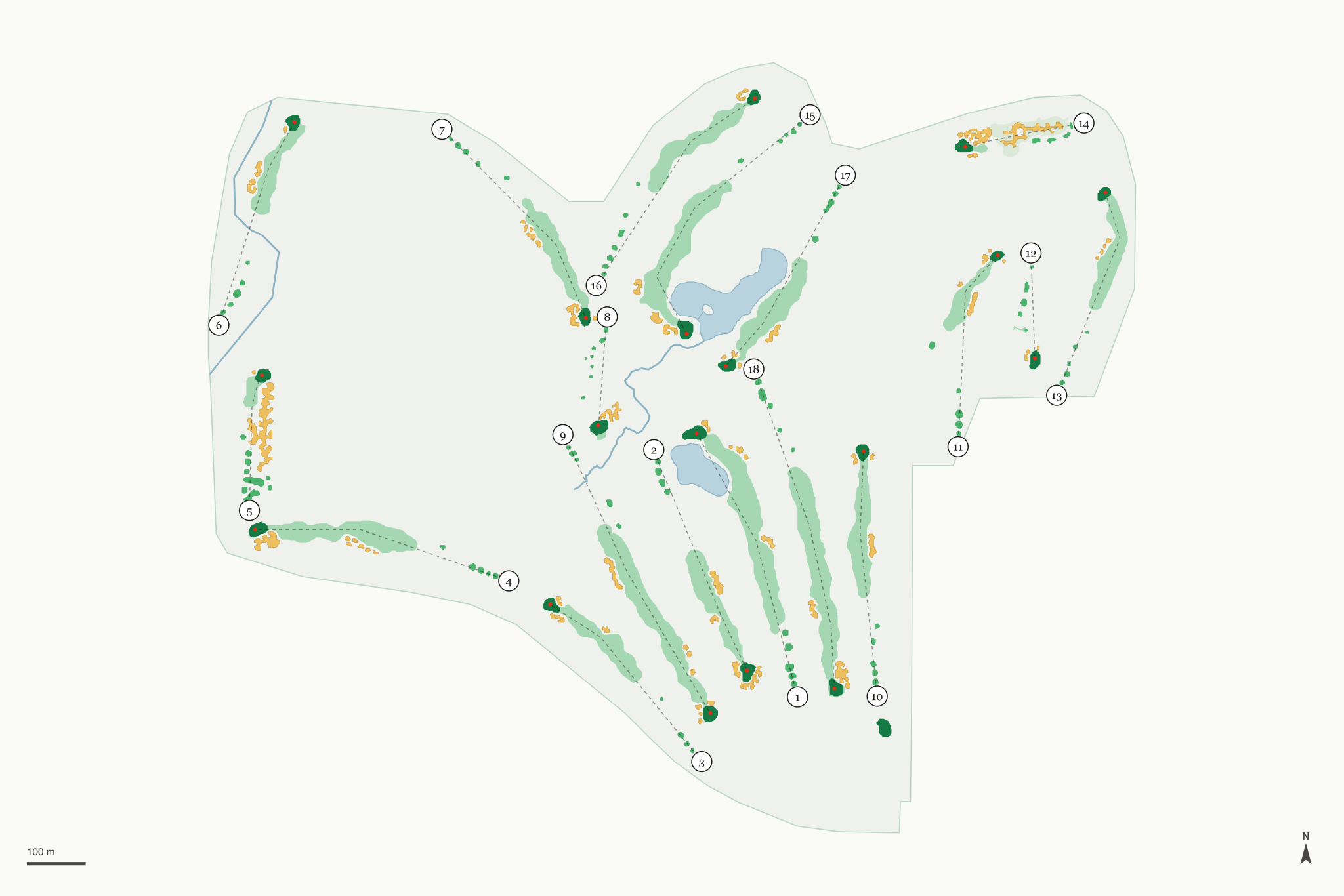 Map of Black Lake Golf Club