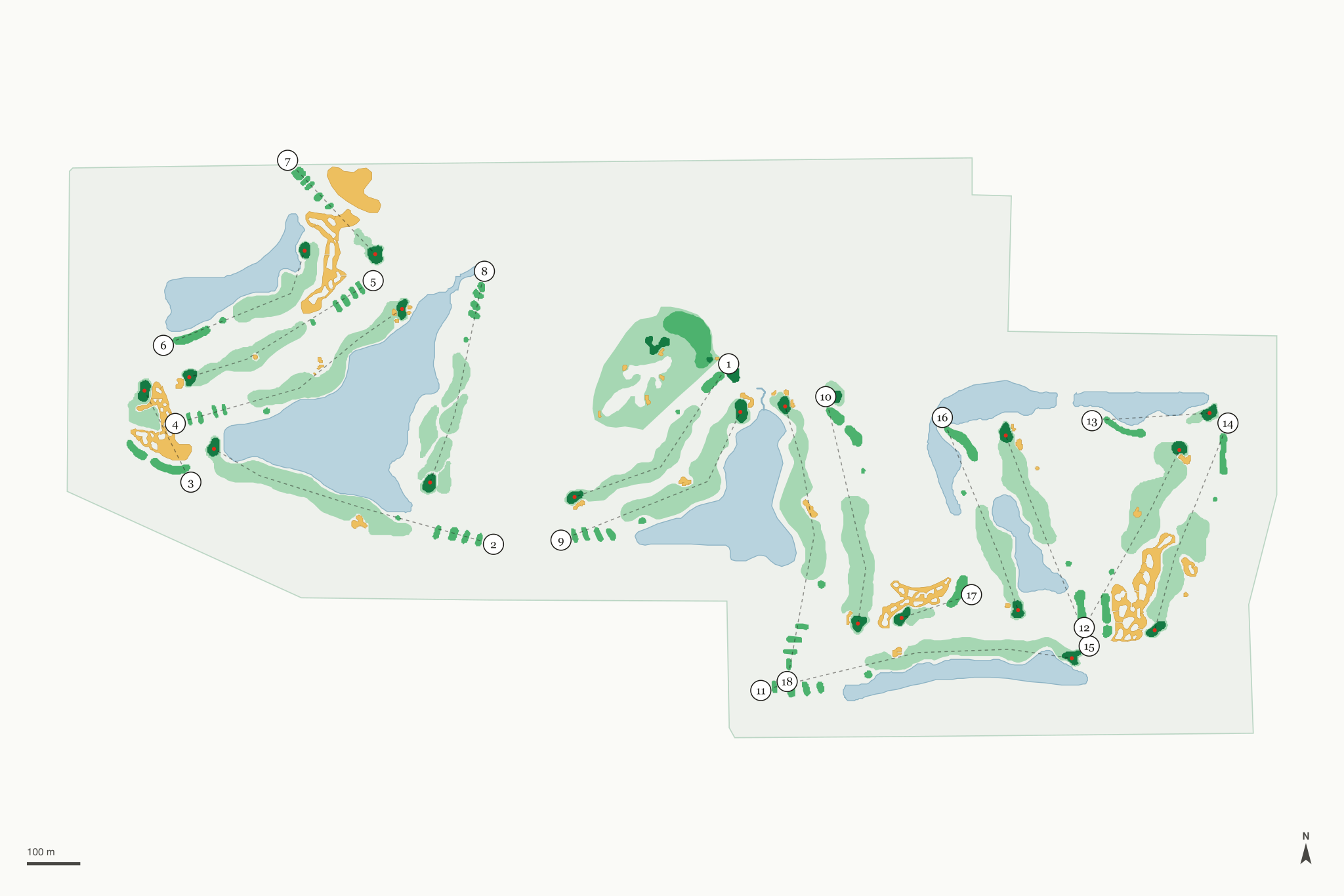 Map of Macatawa Golf Club