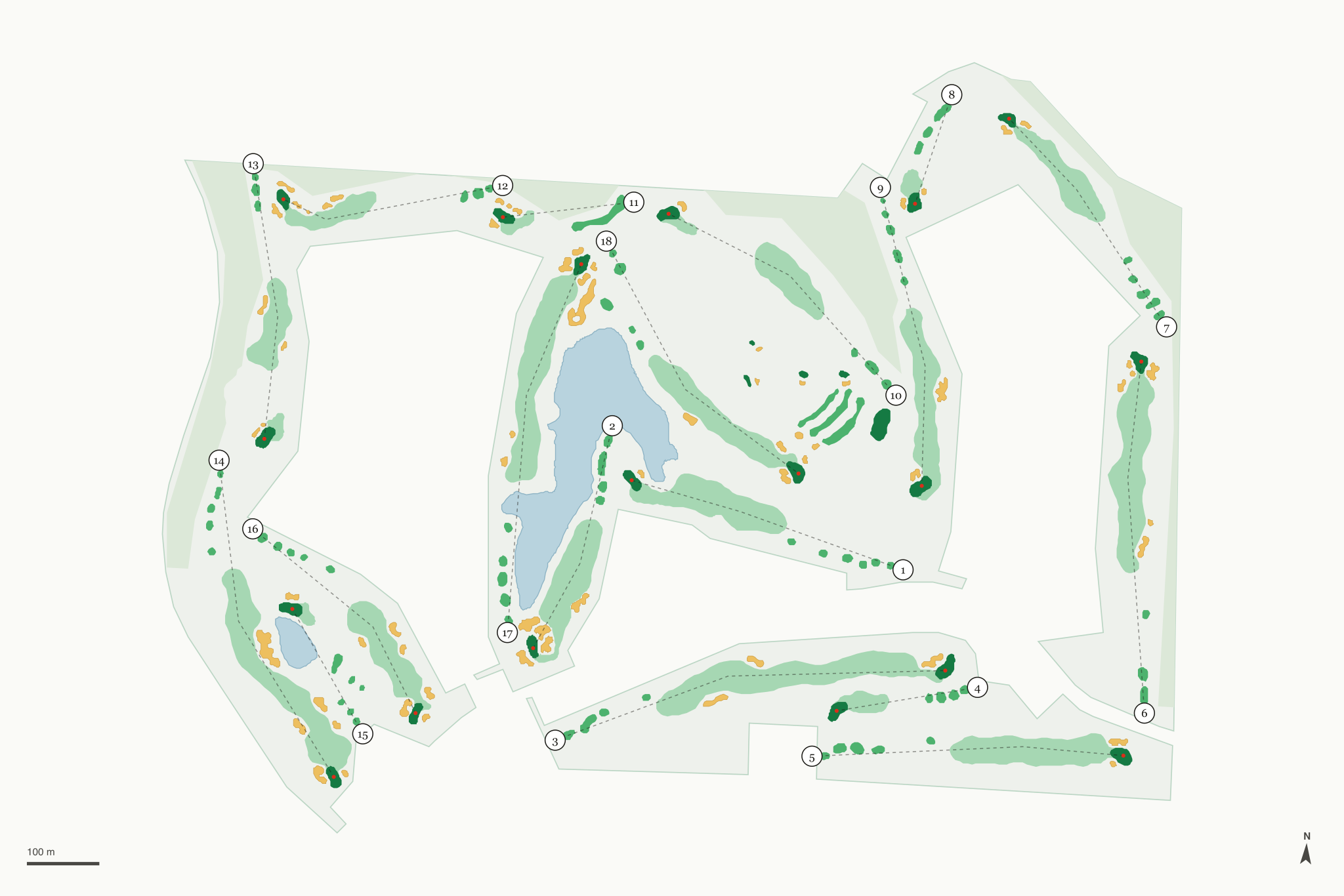 Map of Stonewolf Golf Club & Event Center