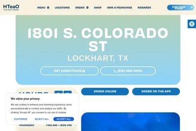 HTeaO - Lockhart website homepage