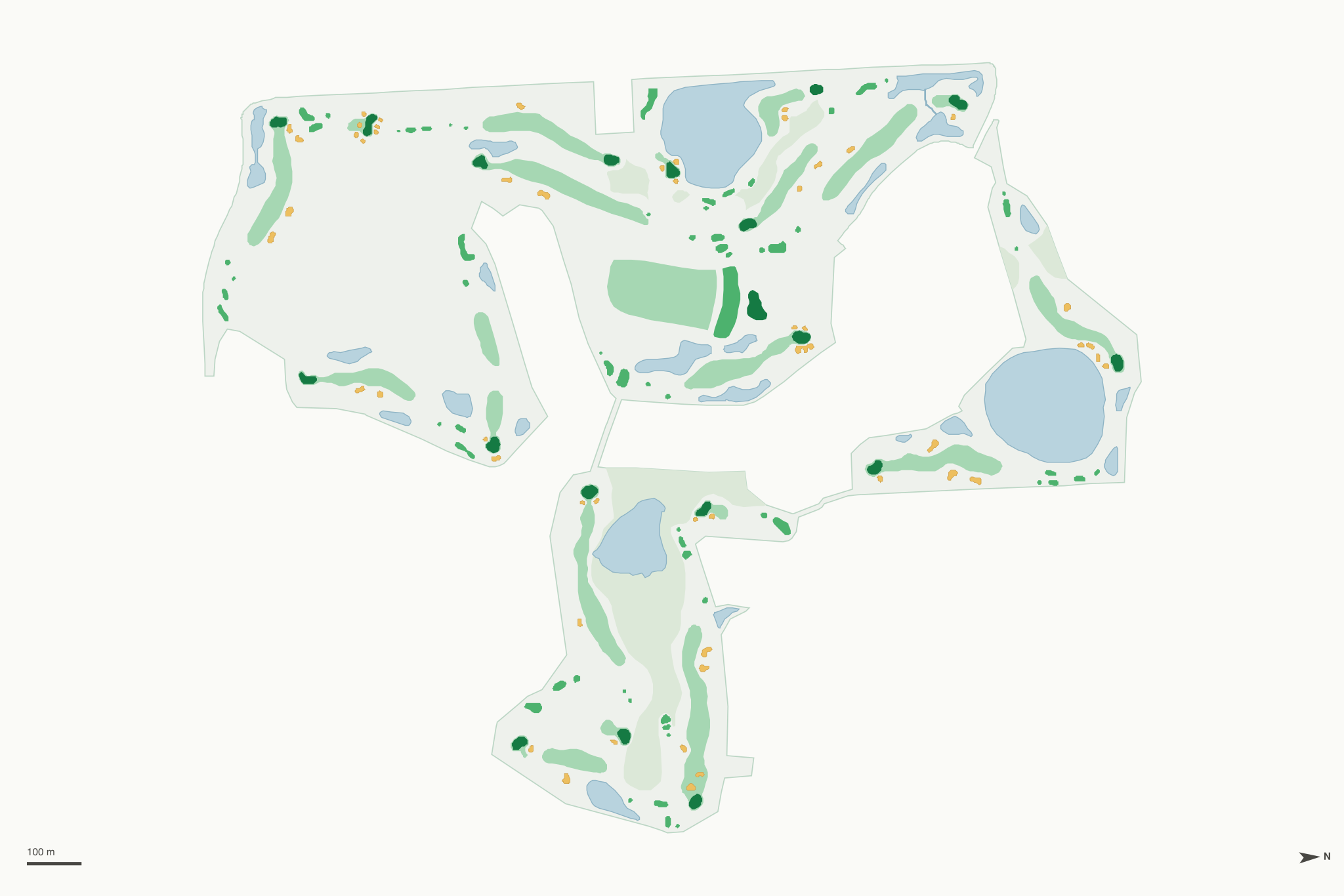 Map of Eagle Valley Golf Course