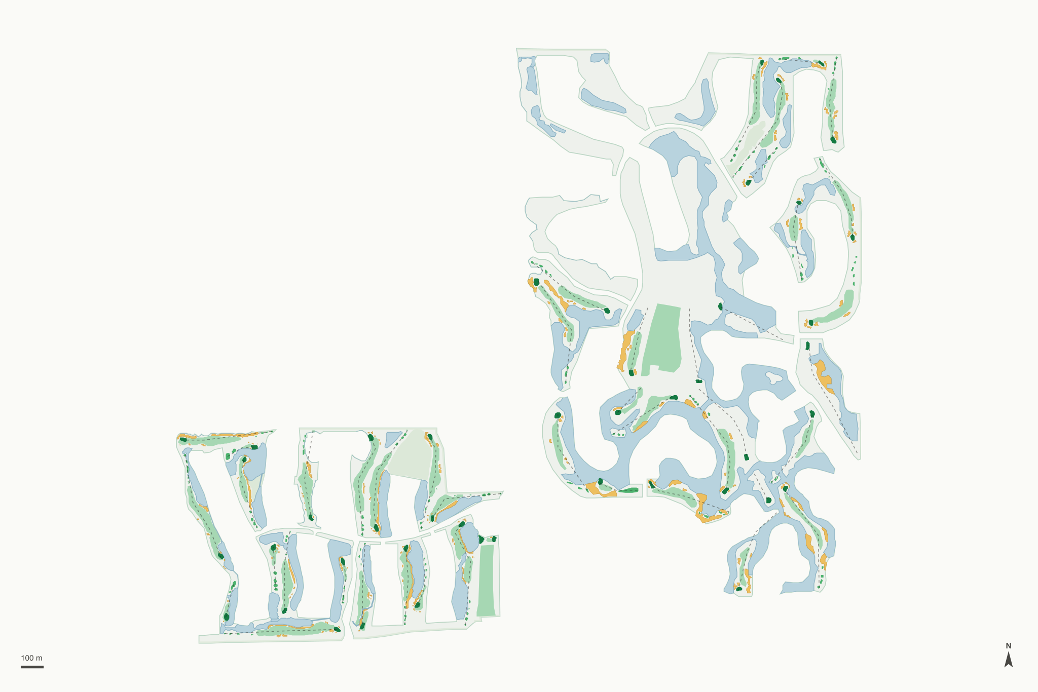 Map of Grey Oaks Country Club