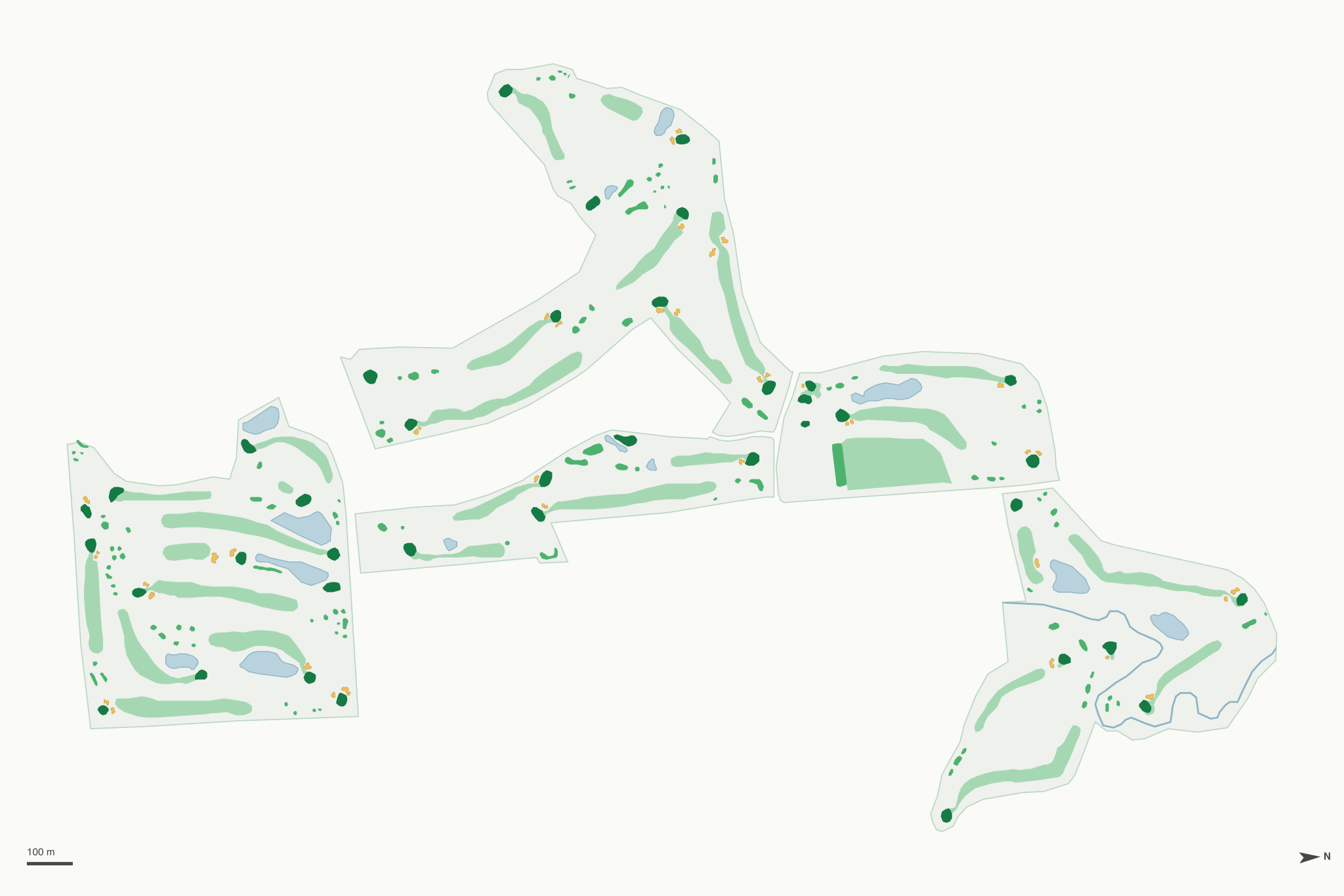Map of Pryor Creek Golf Club