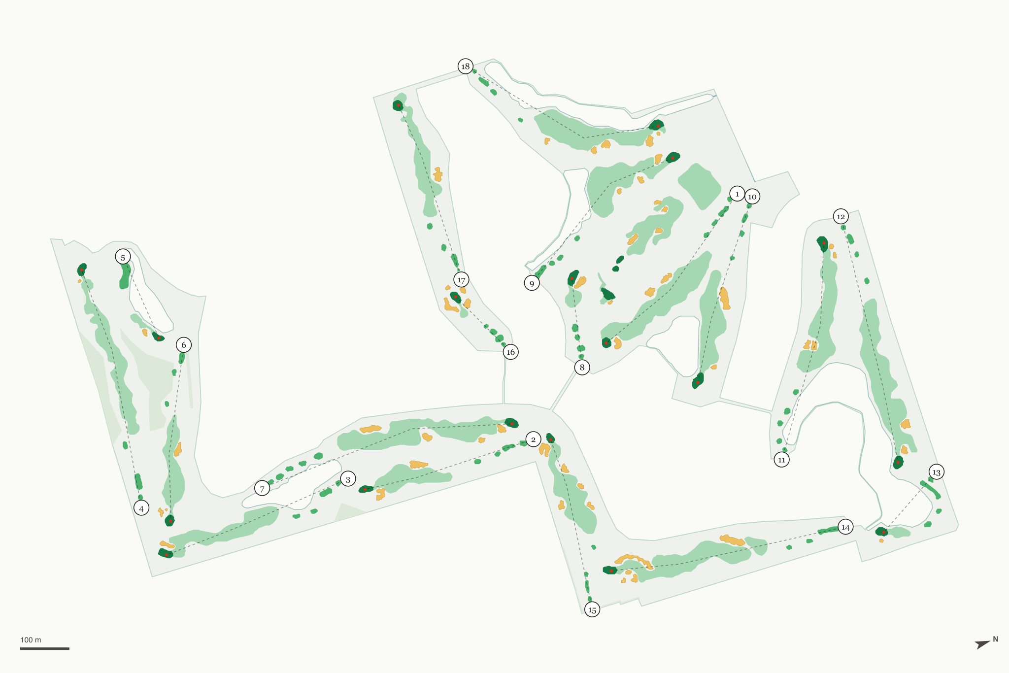 Map of Stone Ridge Golf Club