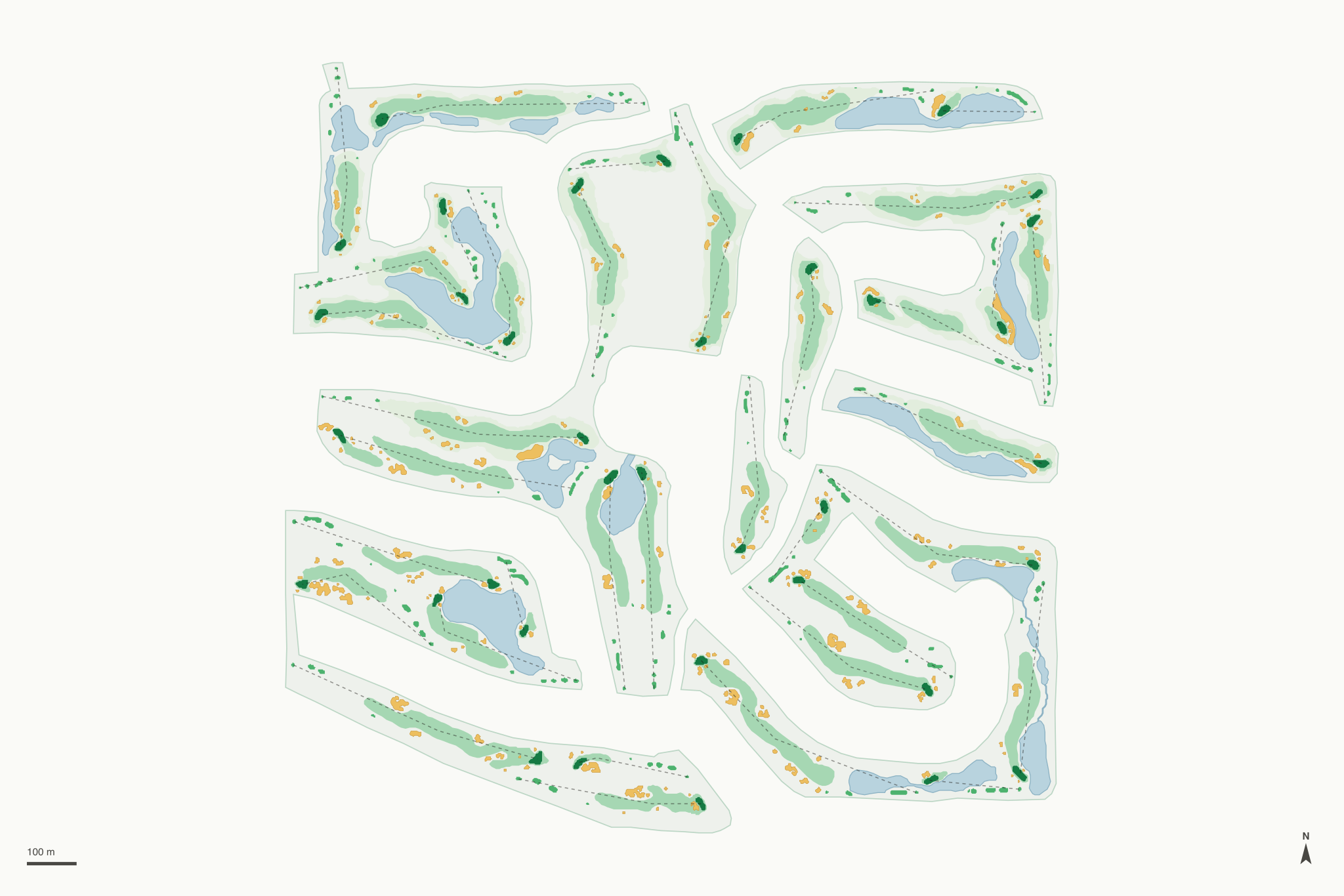 Map of Toscana Country Club