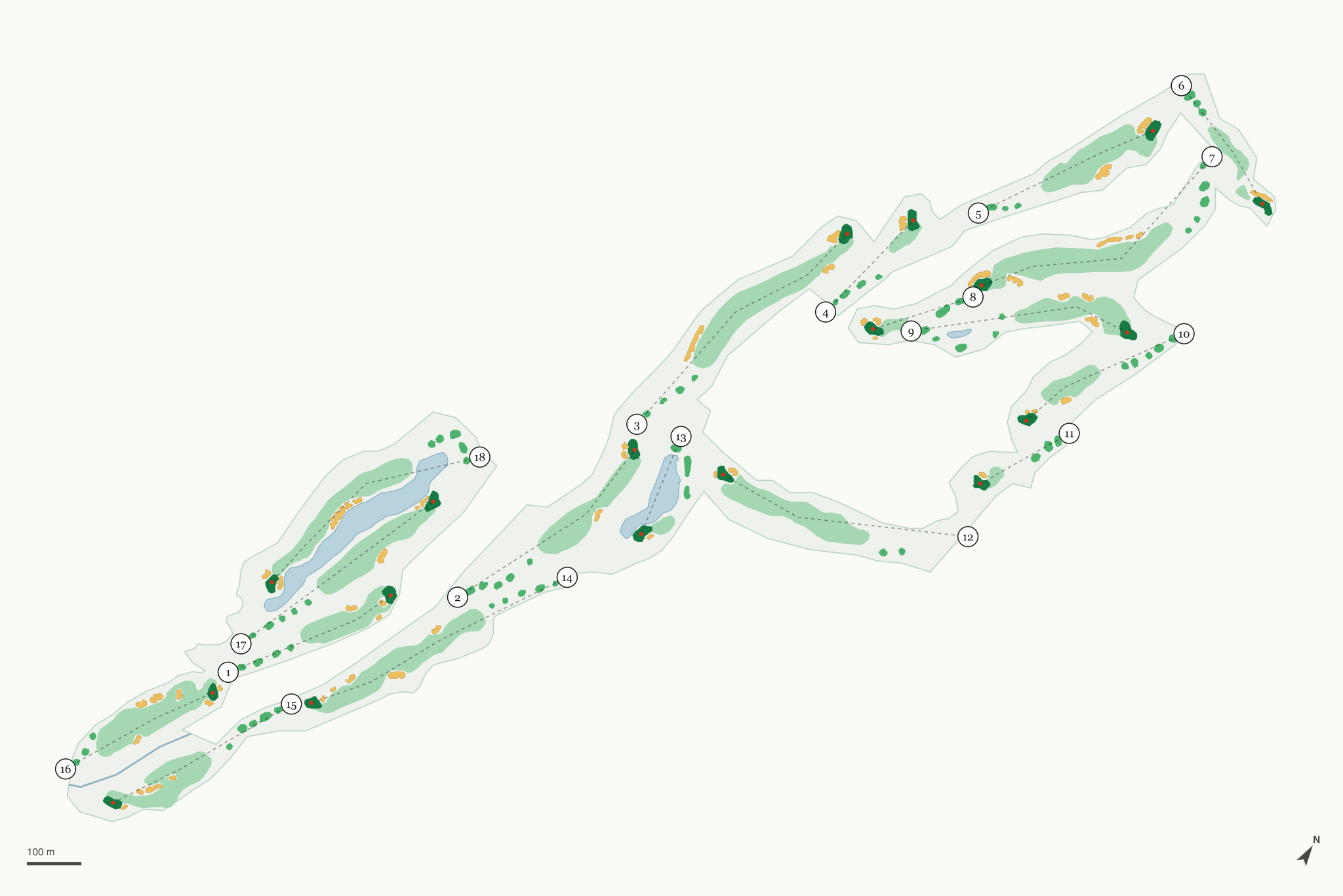Map of Arroyo Trabuco Golf Club