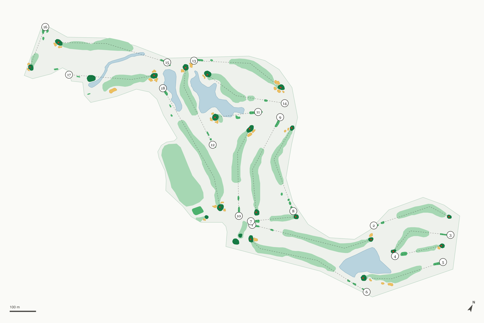 Map of Yampa Valley Golf Course