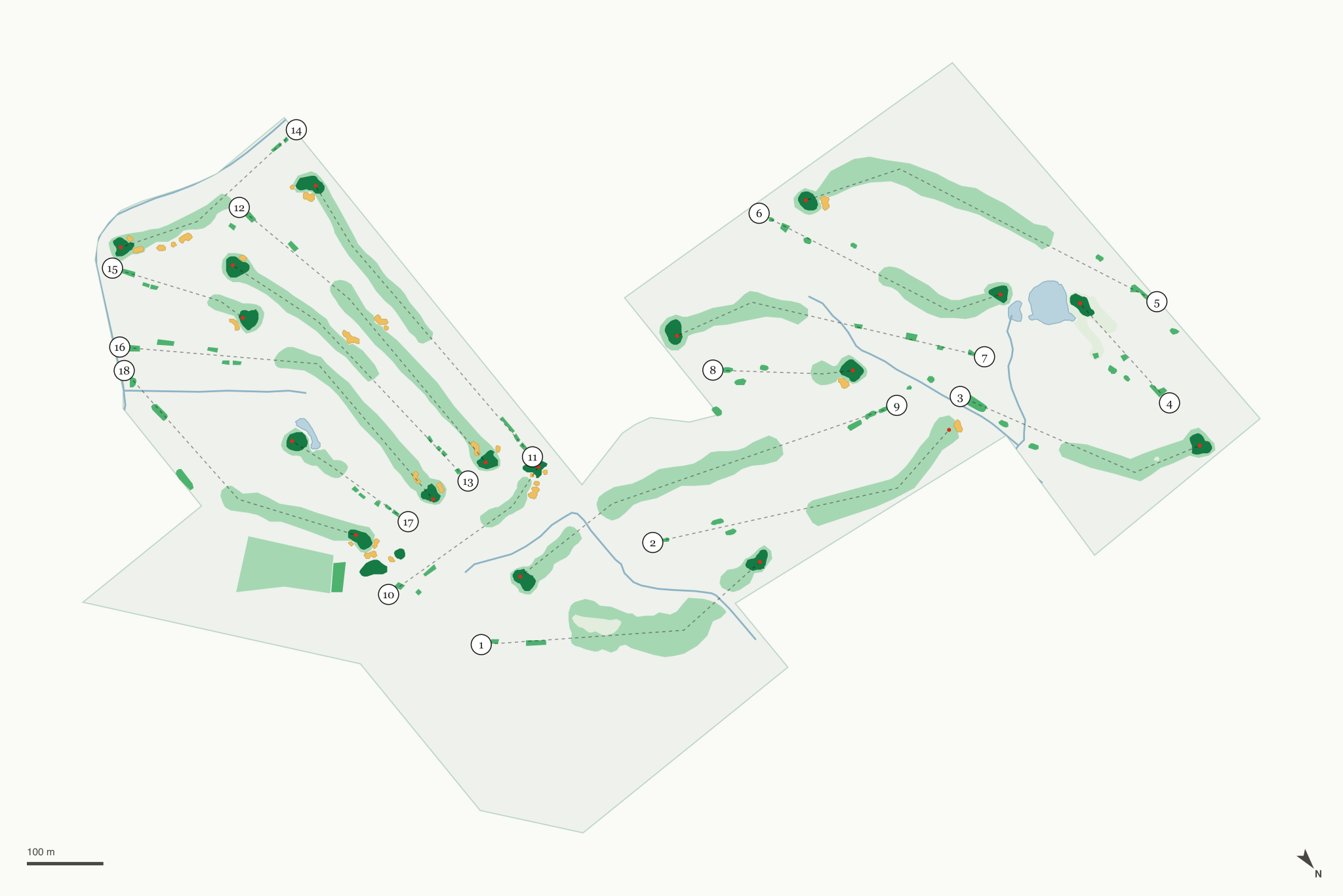 Map of Powell Golf Club