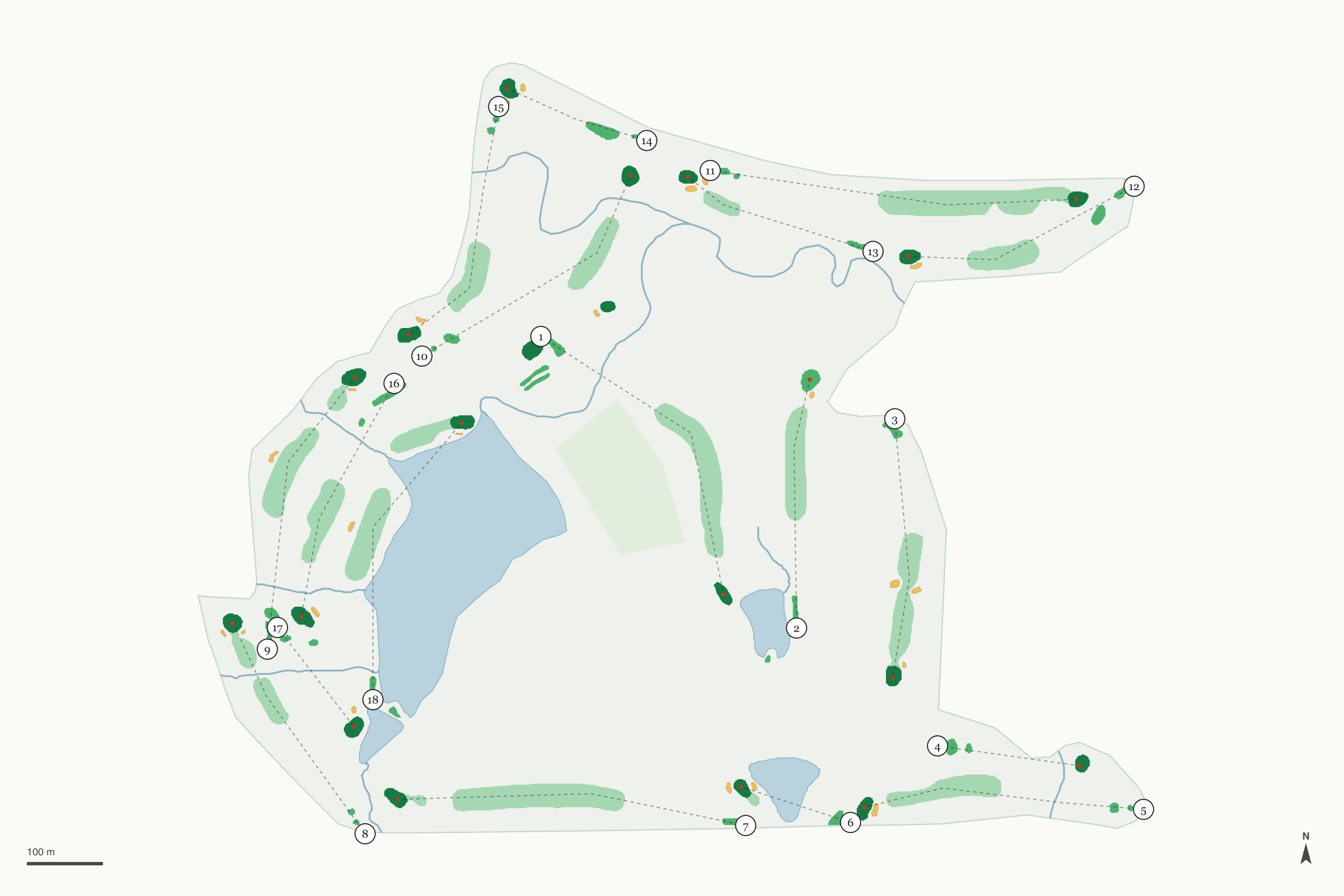 Map of Norwoods Golf Club
