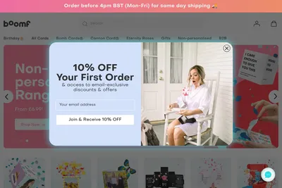 Screenshot of the Voodoo Ecom homepage