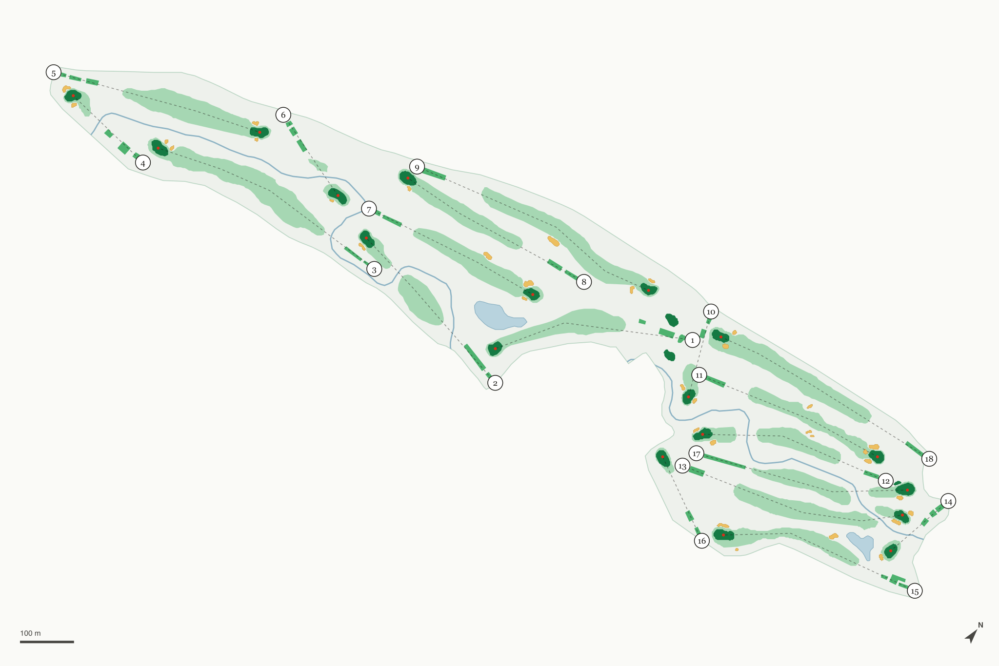 Map of Hobble Creek Golf Course