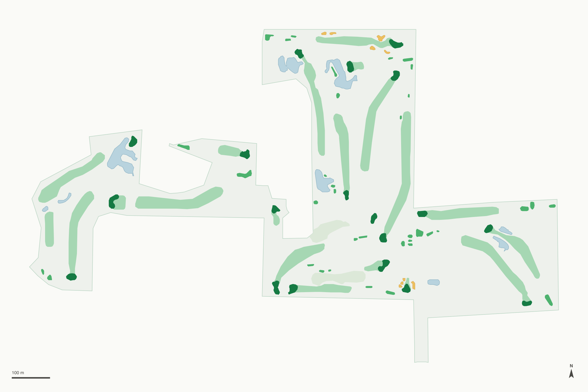 Map of Foxboro Golf Club