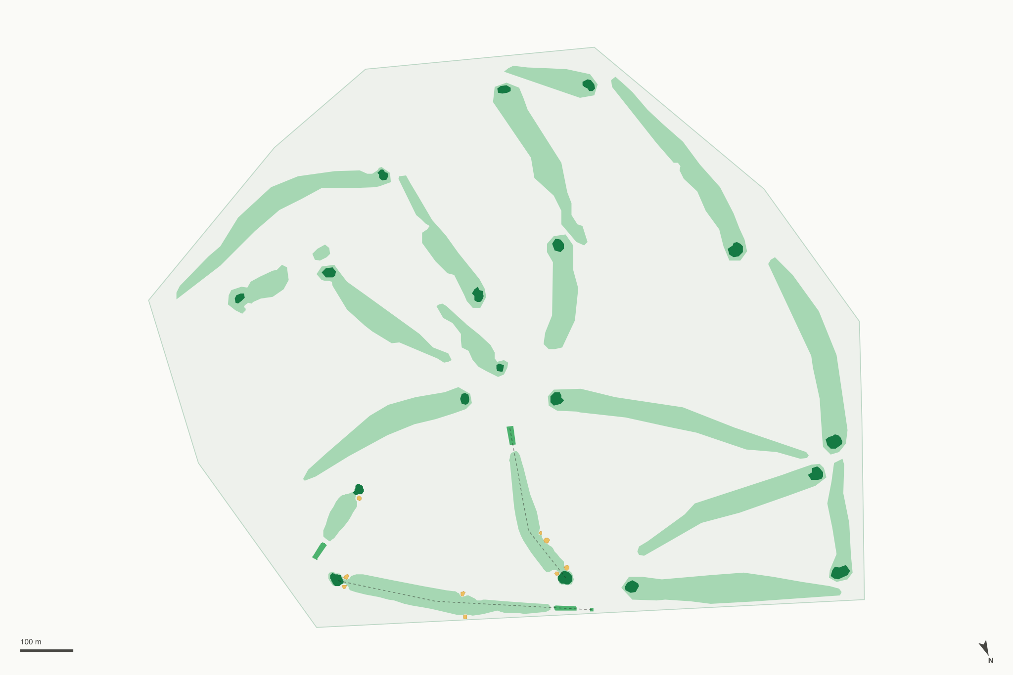 Map of Rancho Maria Golf Course